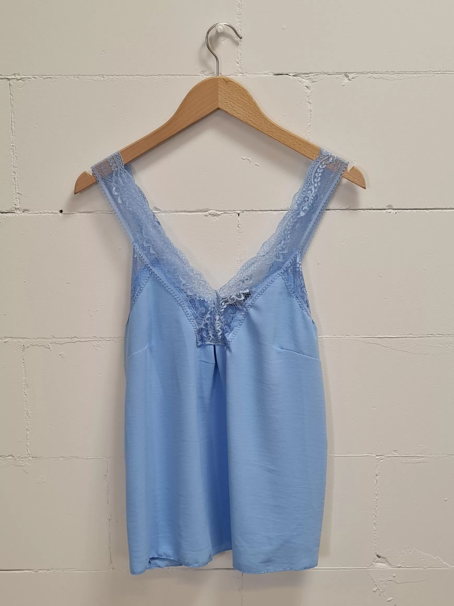 Trendz Basis Hemdje Met Kant Sky Blue Store