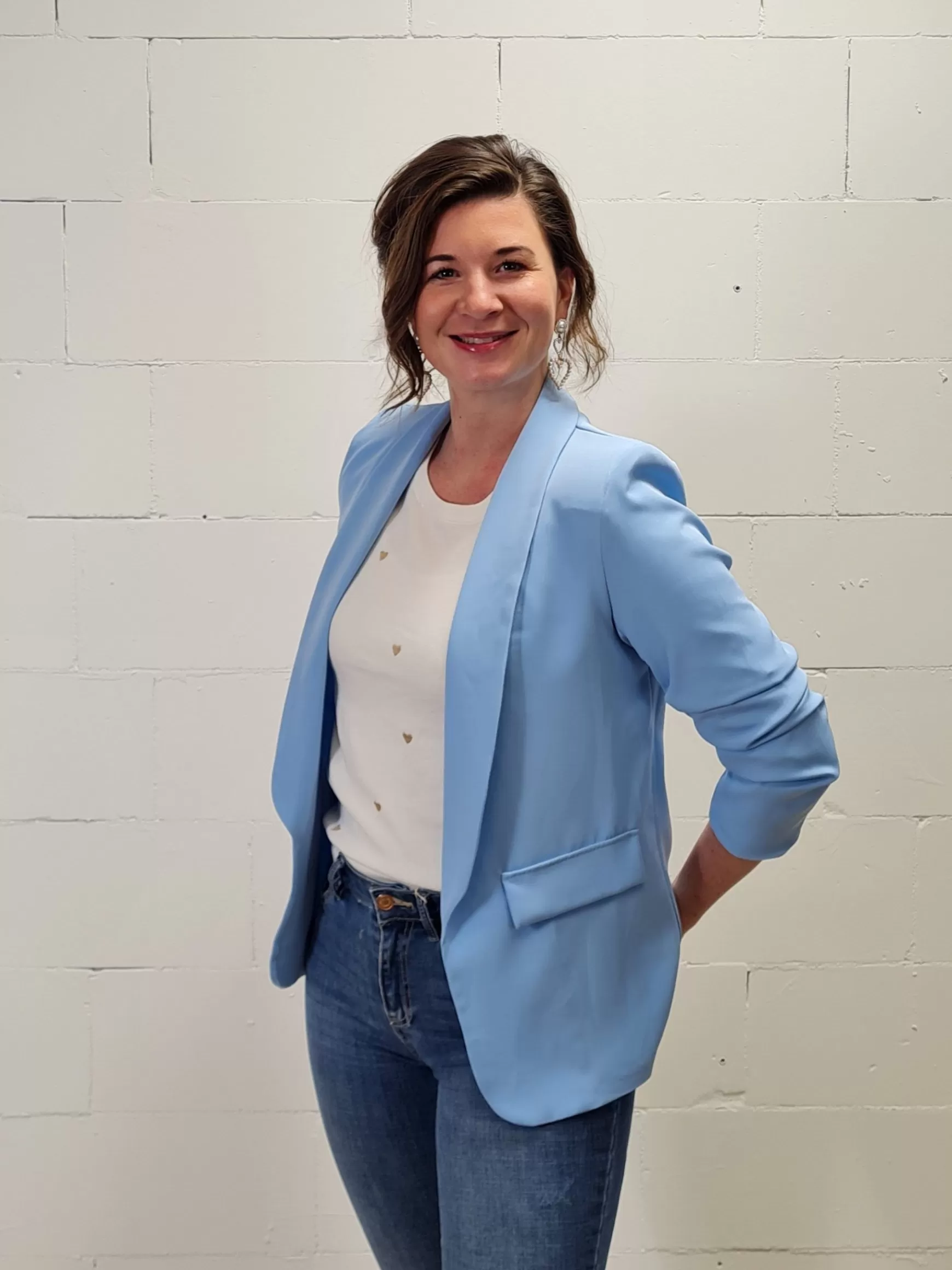 Trendz Blazer Chantal Light Blue Online