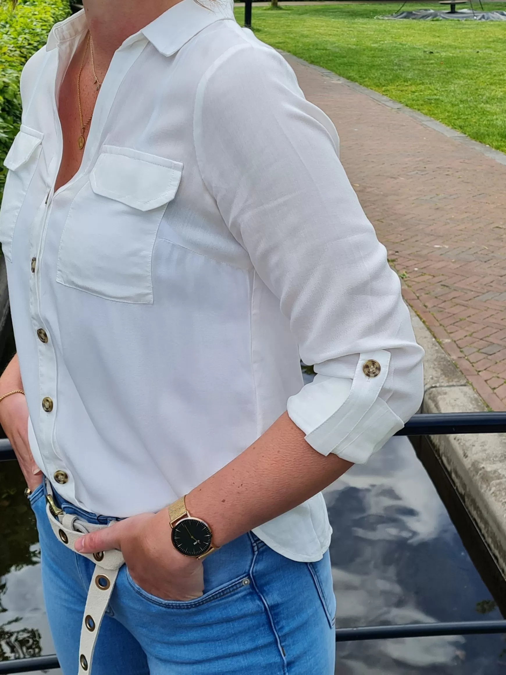 Trendz Blouse Annemarie Wit Sale