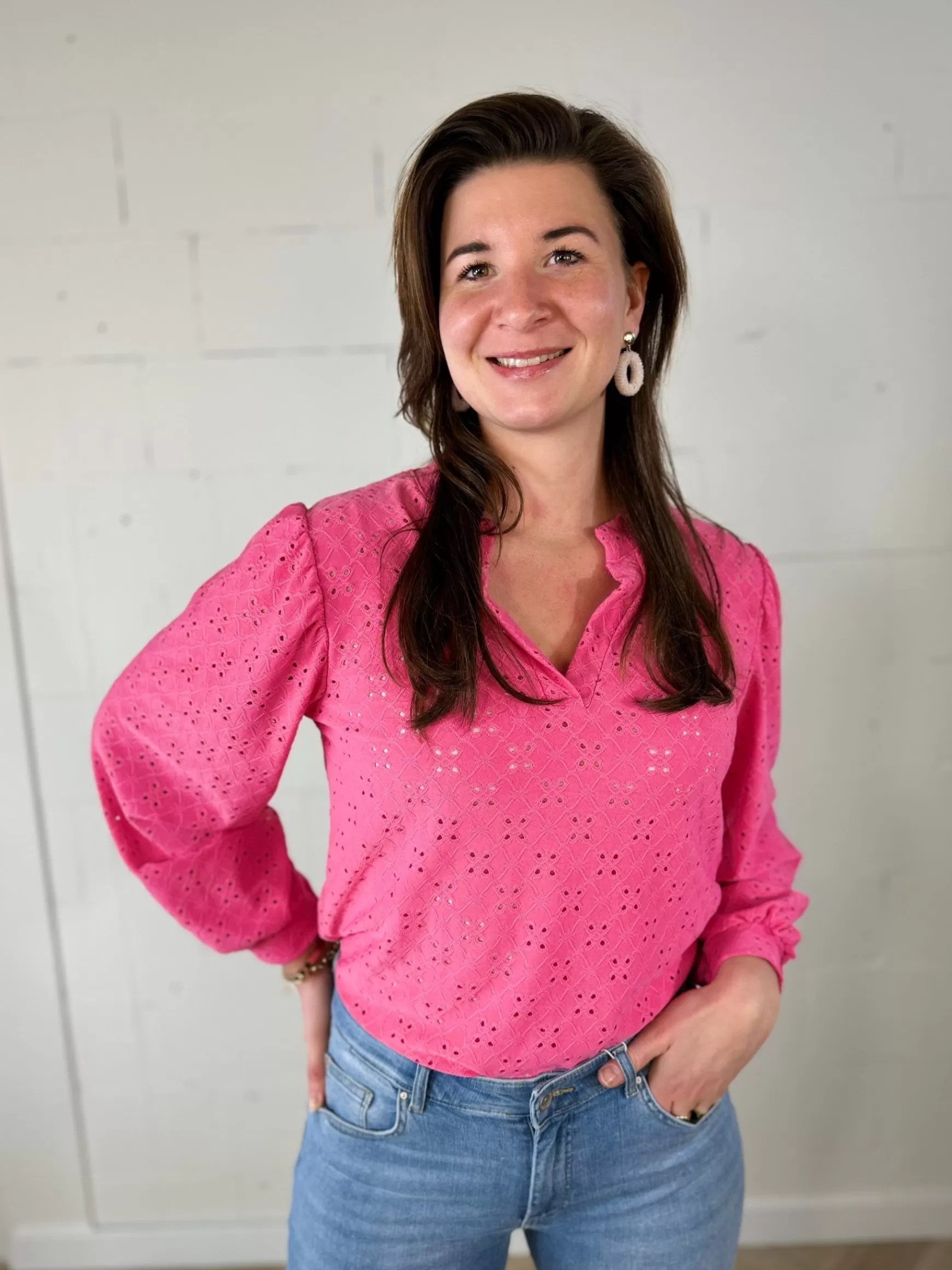 Trendz Blouse Fem Roze Store