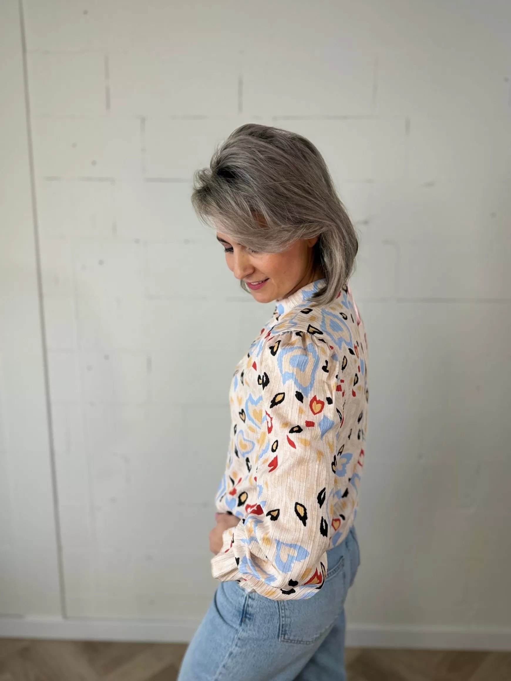 Trendz Blouse Hanne Blauw Cheap