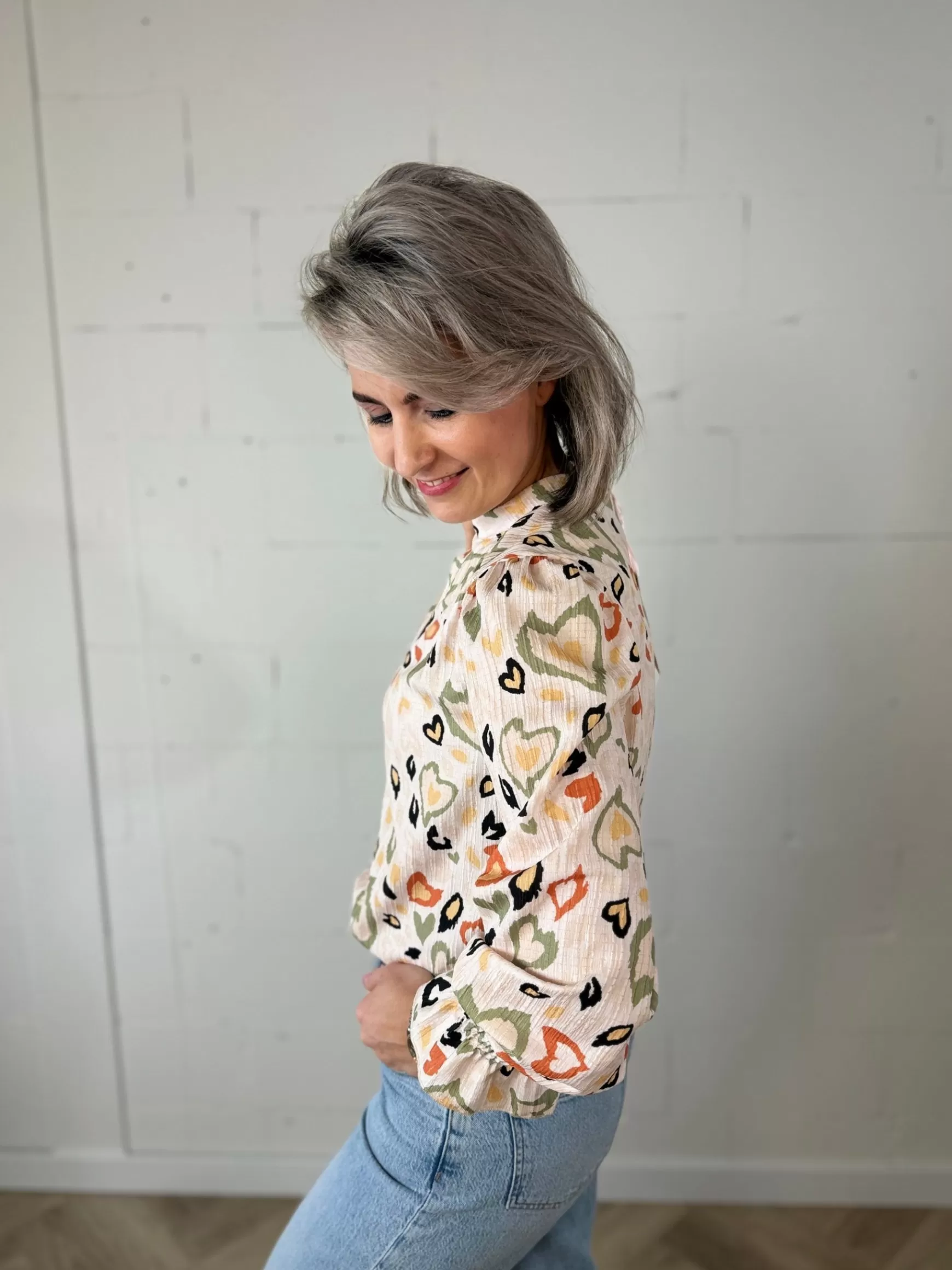 Trendz Blouse Hanne Groen Outlet