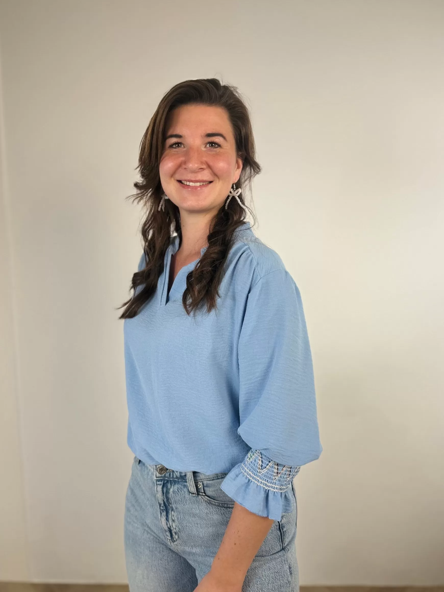 Trendz Blouse Jasmijn Blauw Online