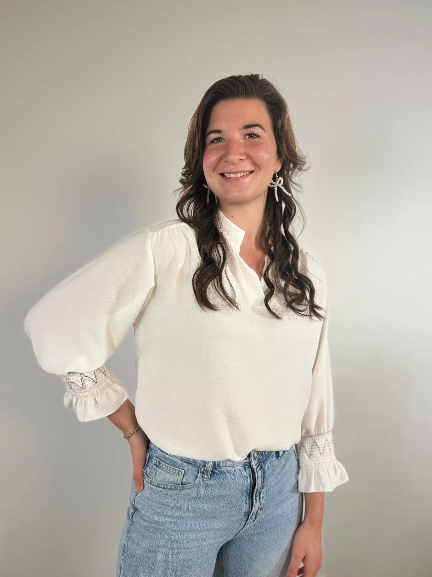 Trendz Blouse Jasmijn Wit Best