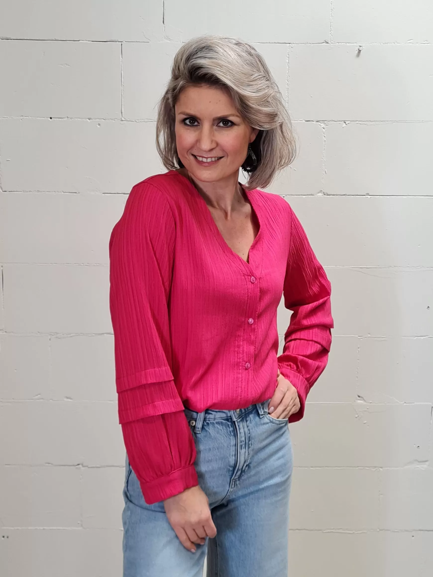 Trendz Blouse Lotte Roze Best Sale
