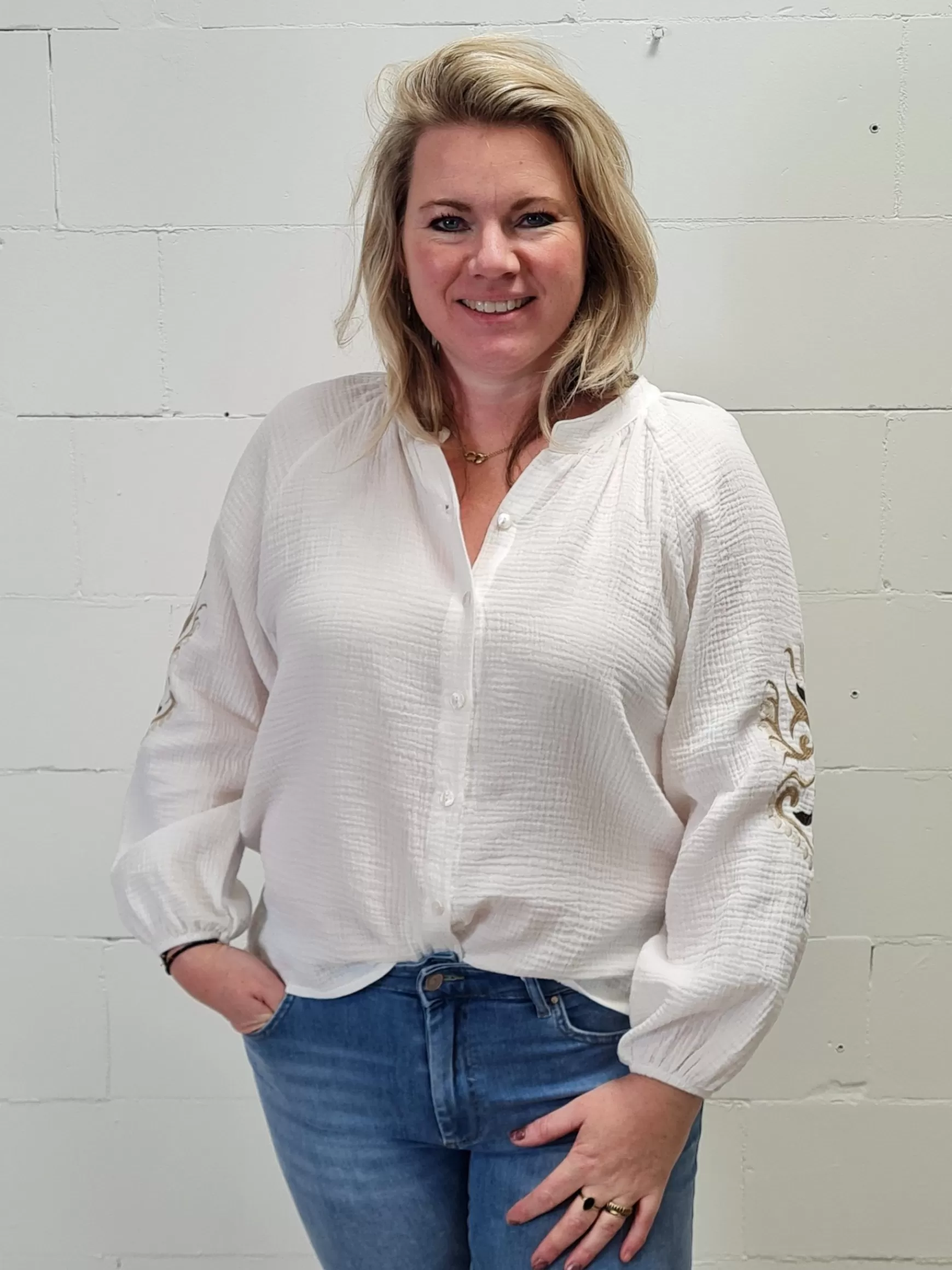 Trendz Blouse Milou Beige Shop