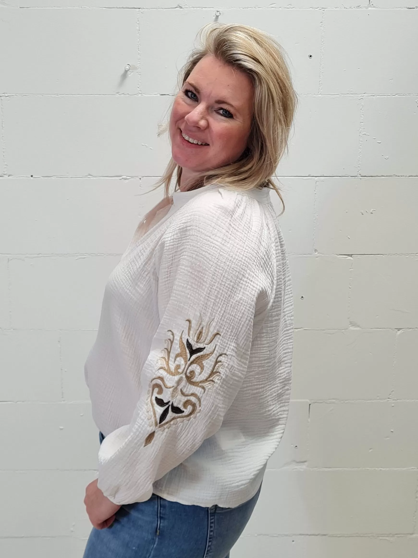 Trendz Blouse Milou Beige Shop