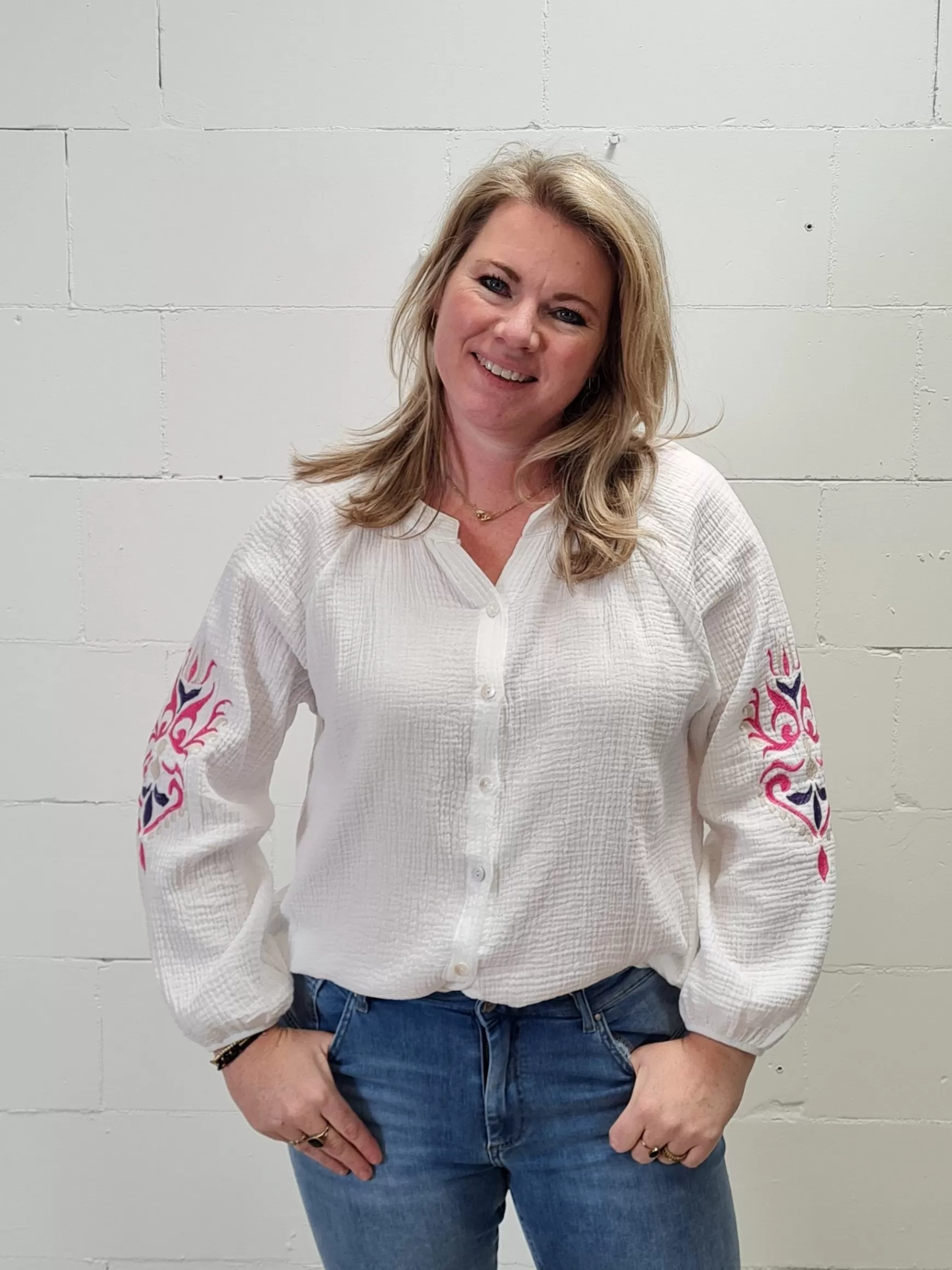 Trendz Blouse Milou Roze New