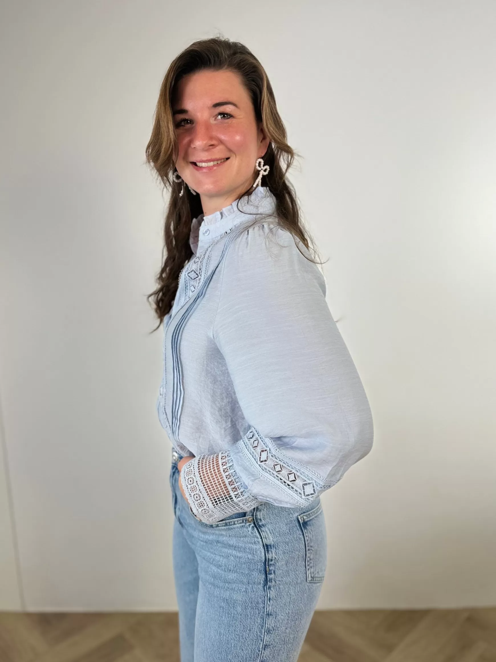 Trendz Blouse Yara Blauw Fashion