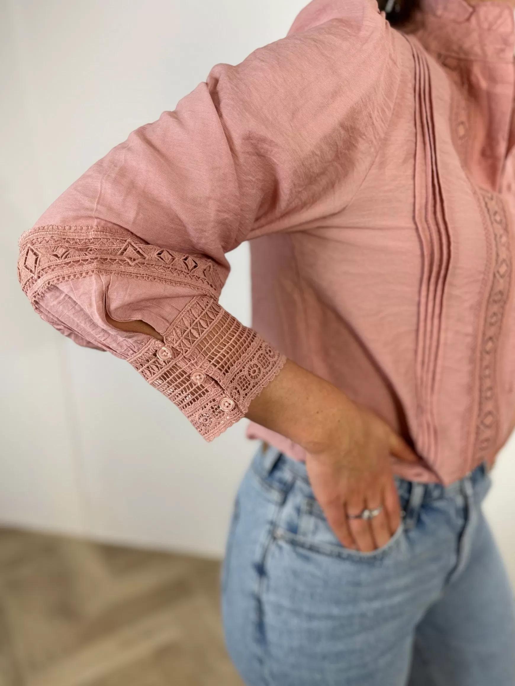 Trendz Blouse Yara Zacht Roze Fashion