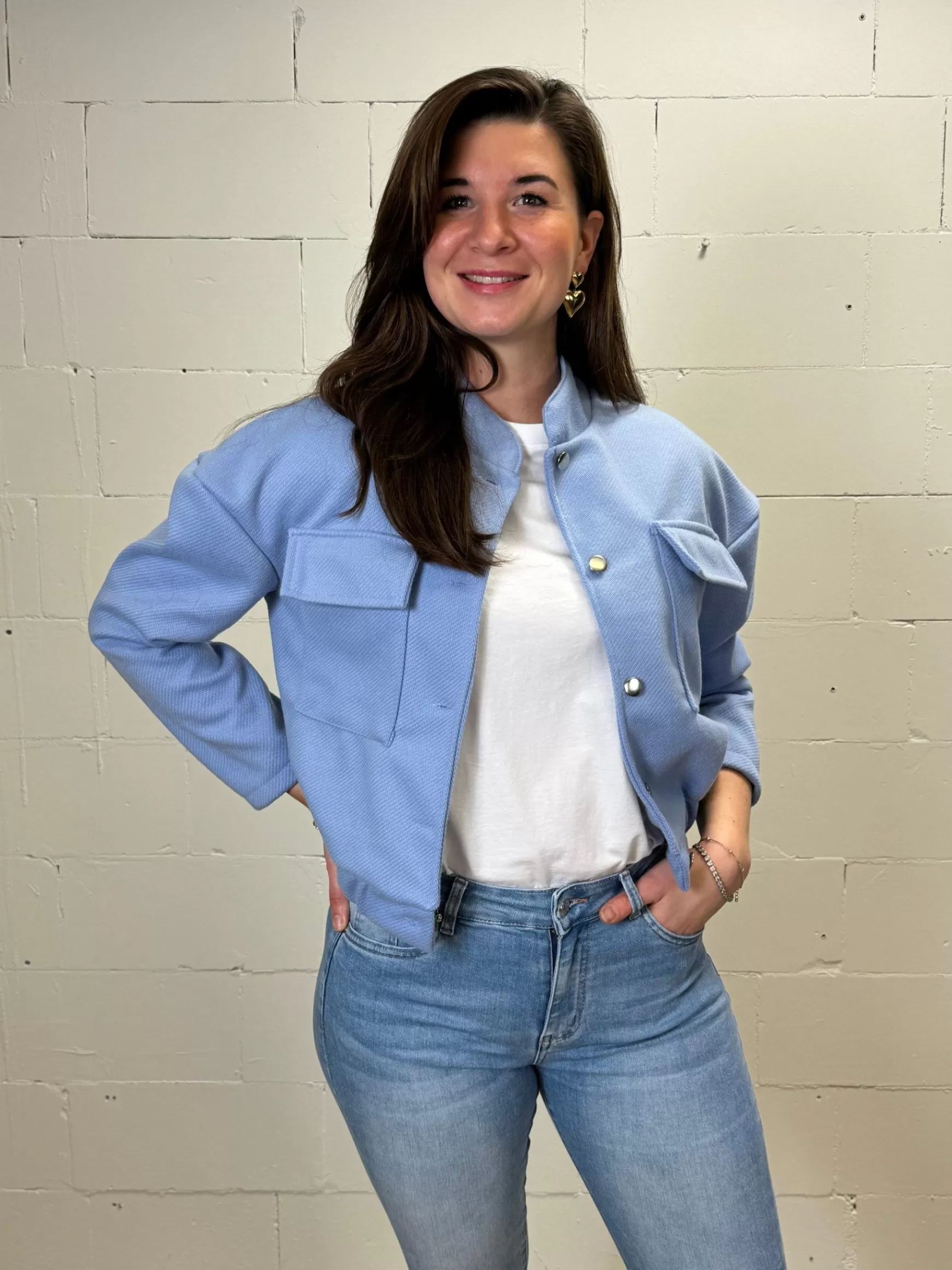 Trendz Bomber Evi Sky Blue Sale