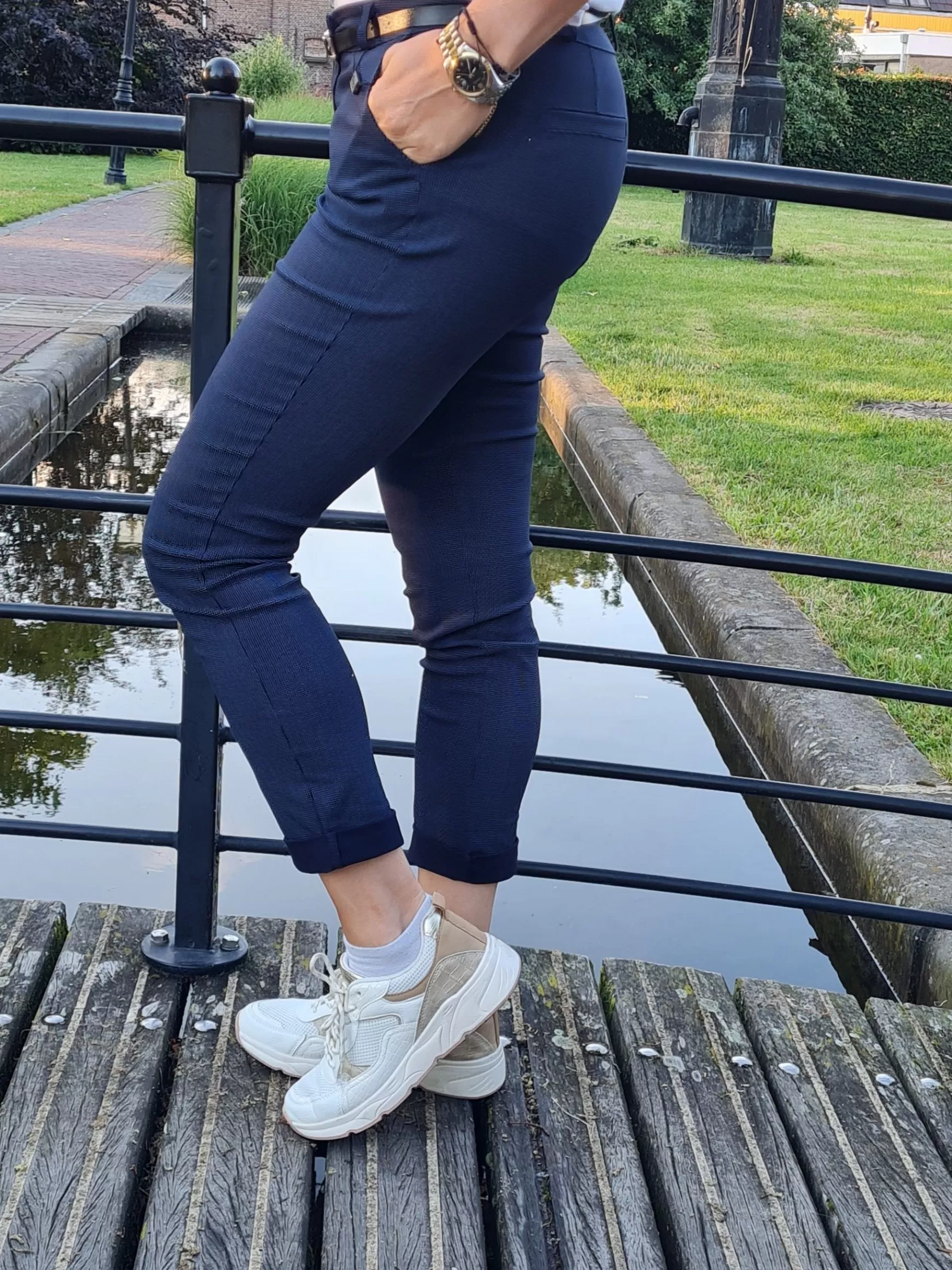 Trendz Broek Lisa Navy Clearance