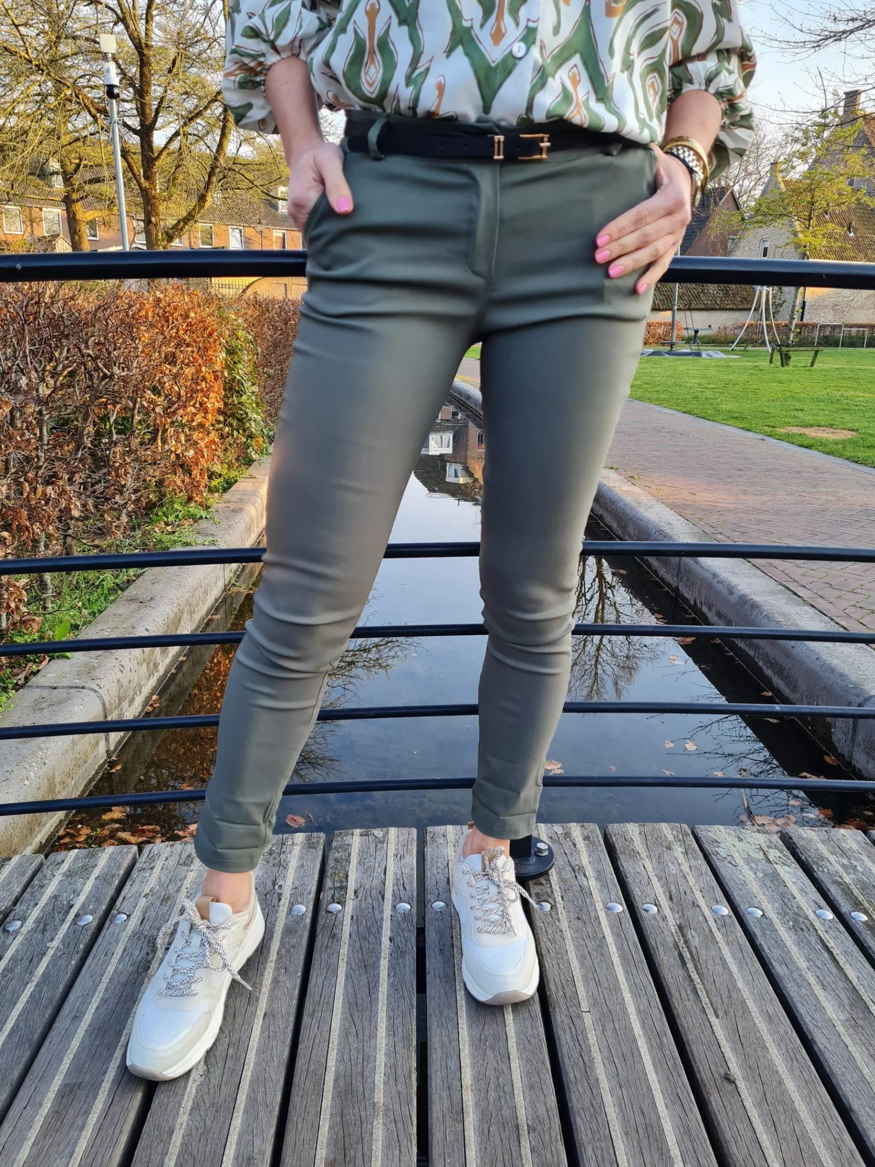 Trendz Broek Veerle Groen Flash Sale
