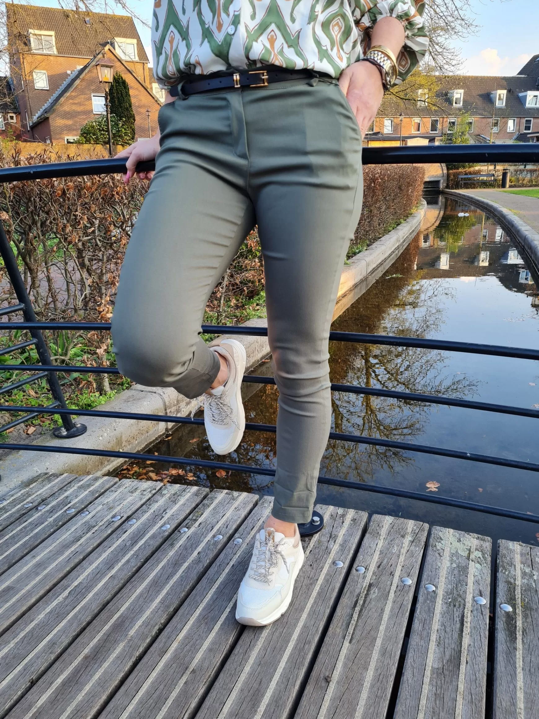 Trendz Broek Veerle Groen Flash Sale