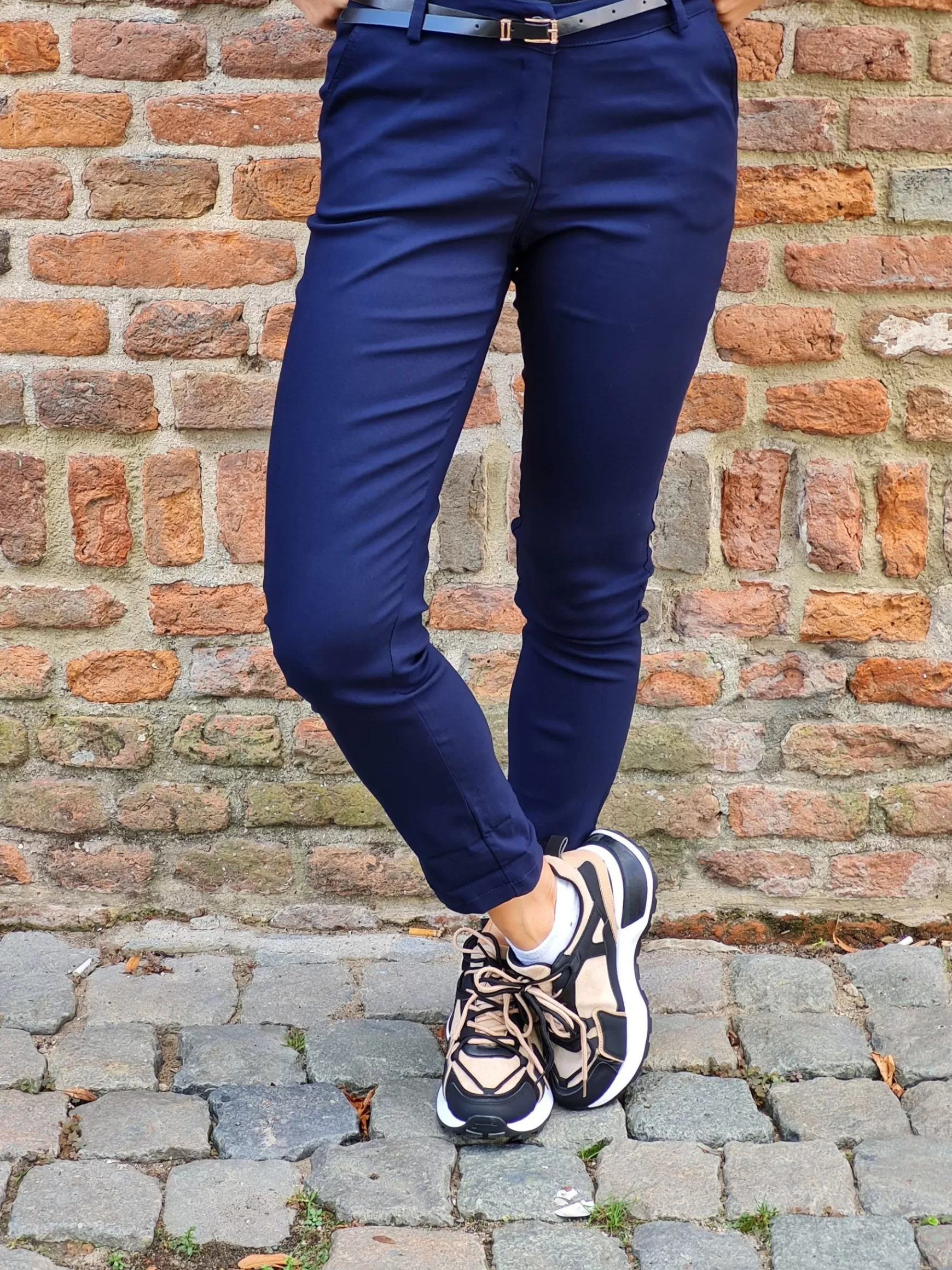 Trendz Broek Veerle Navy Sale