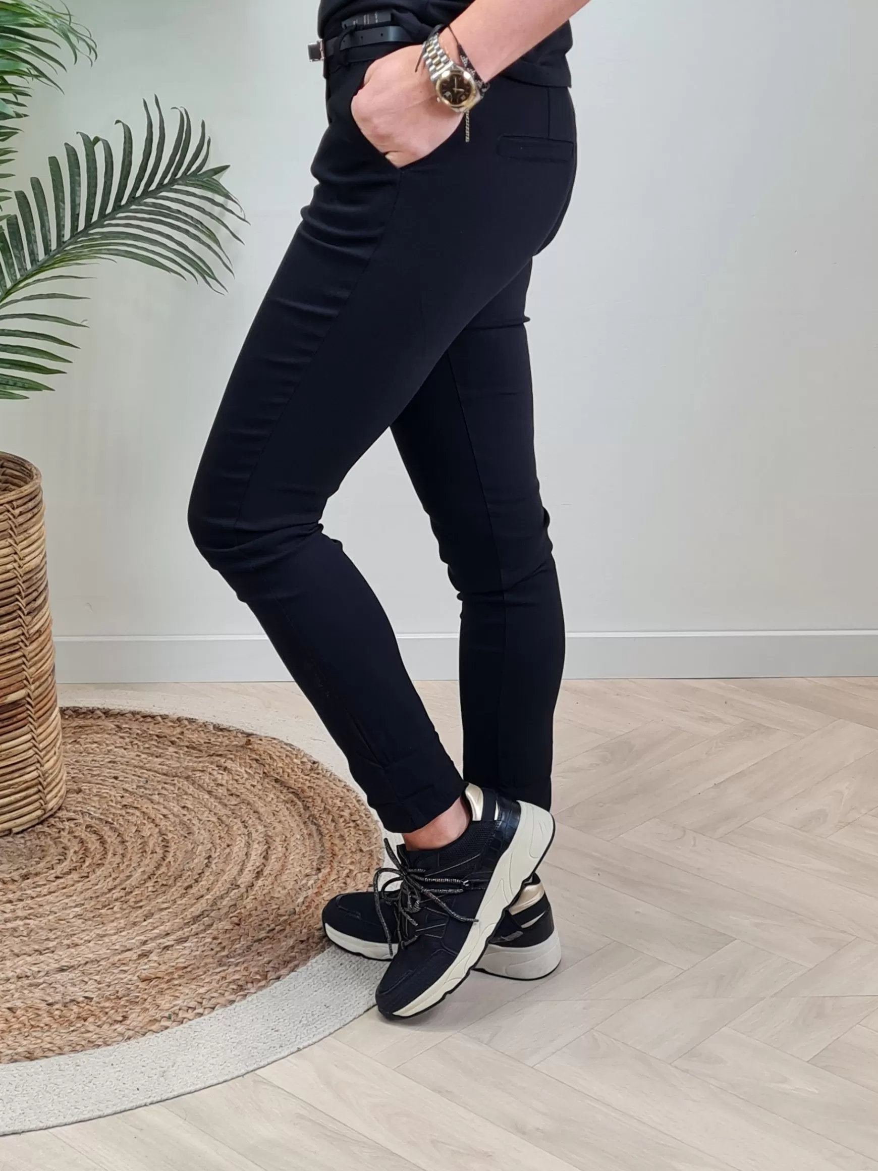 Trendz Broek Veerle Zwart Fashion
