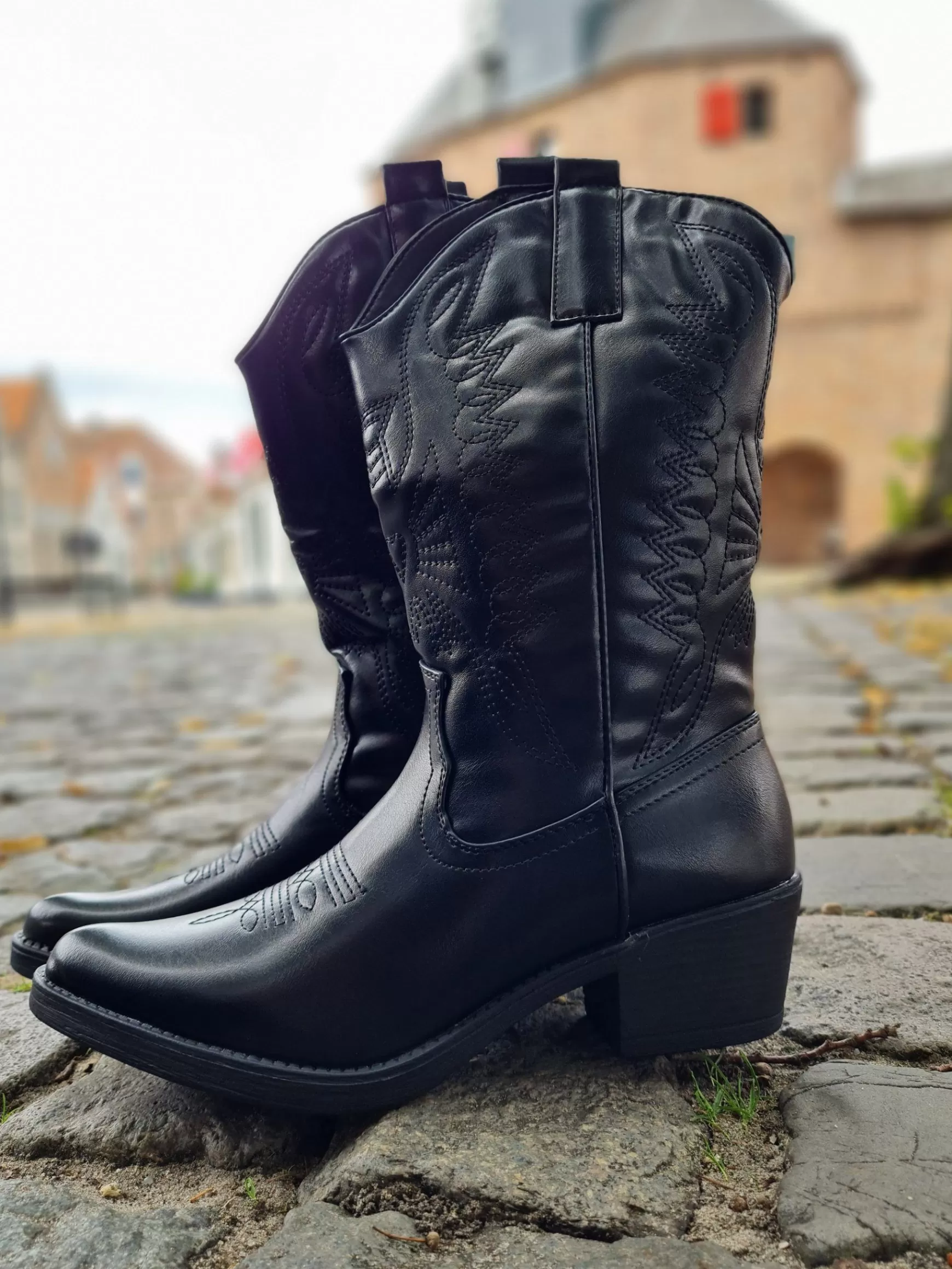 Trendz Cowboylaarsje Zwart Clearance