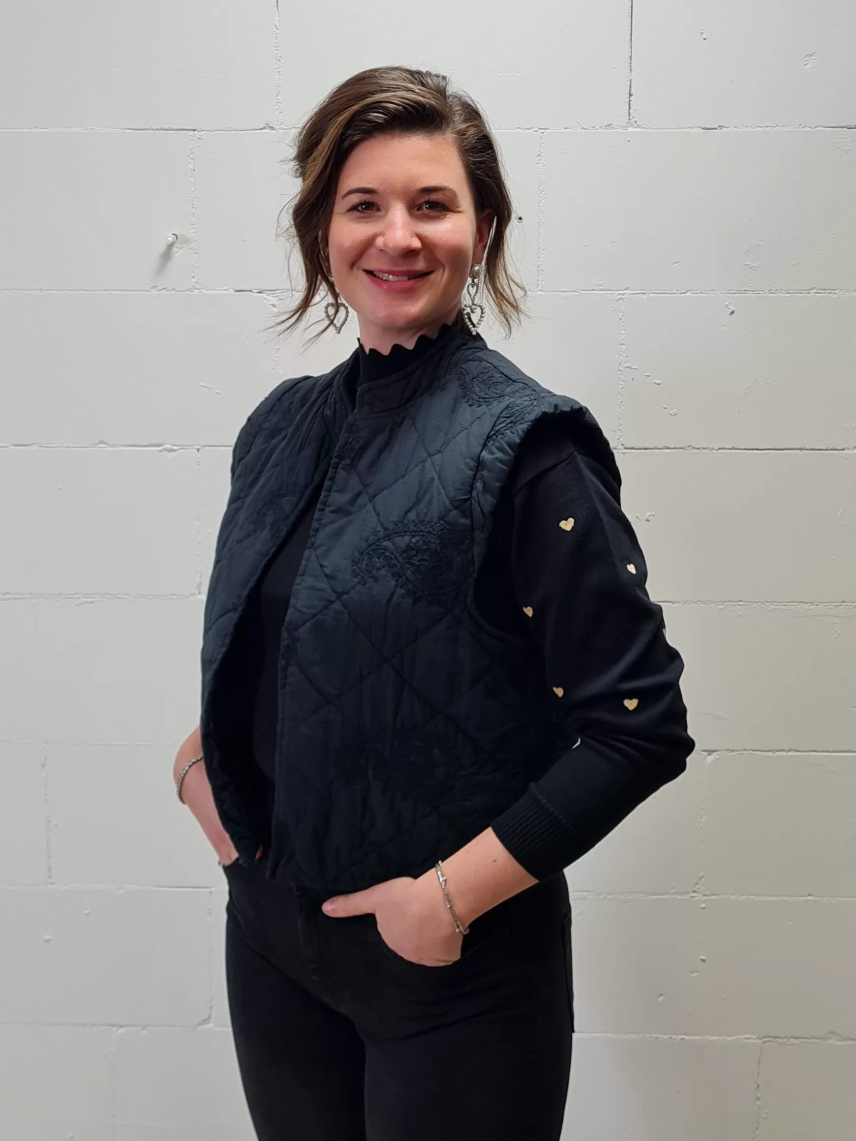Trendz Gilet Maud Zwart Shop