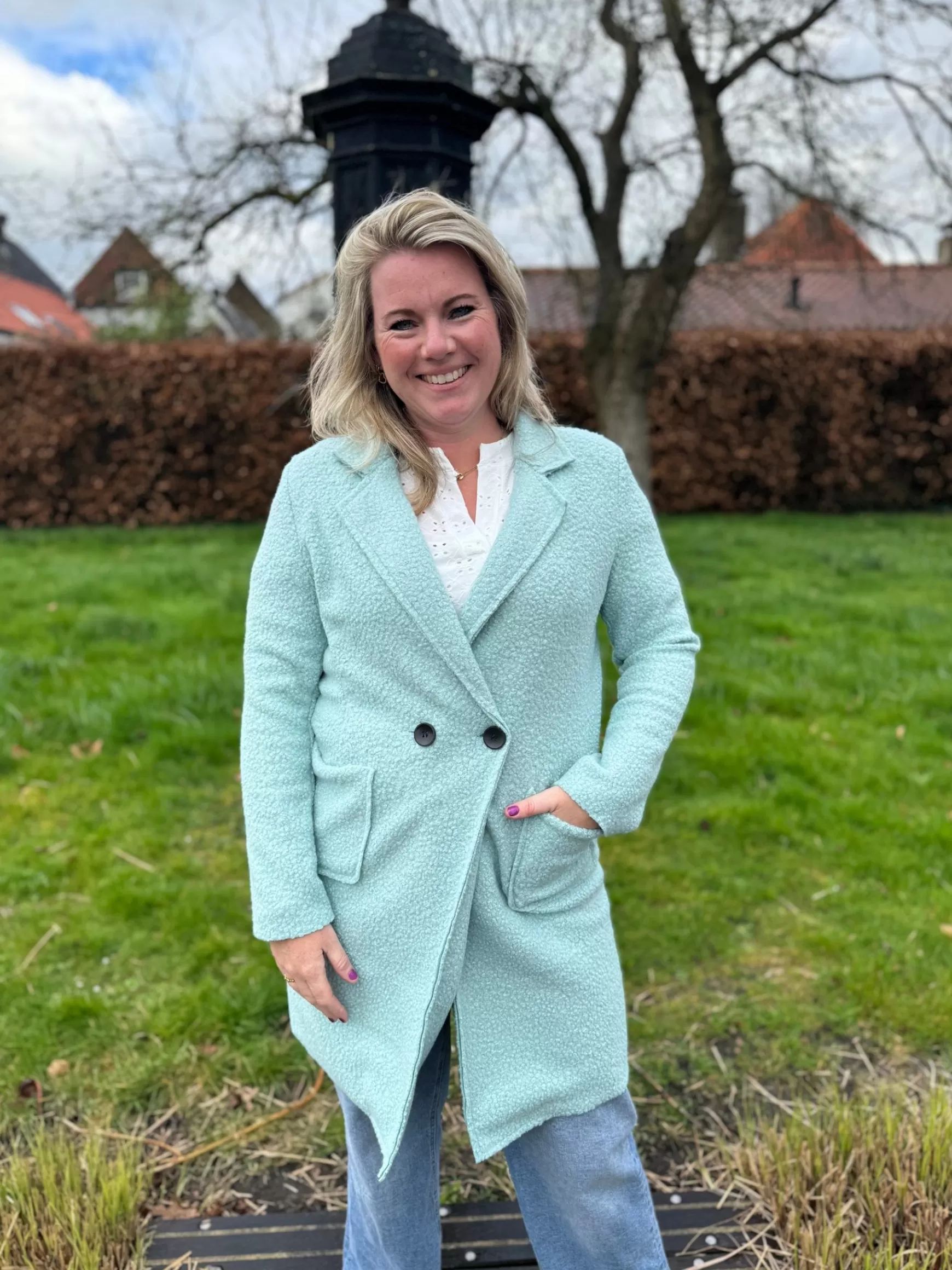 Trendz Jas Lara Mintgroen Fashion