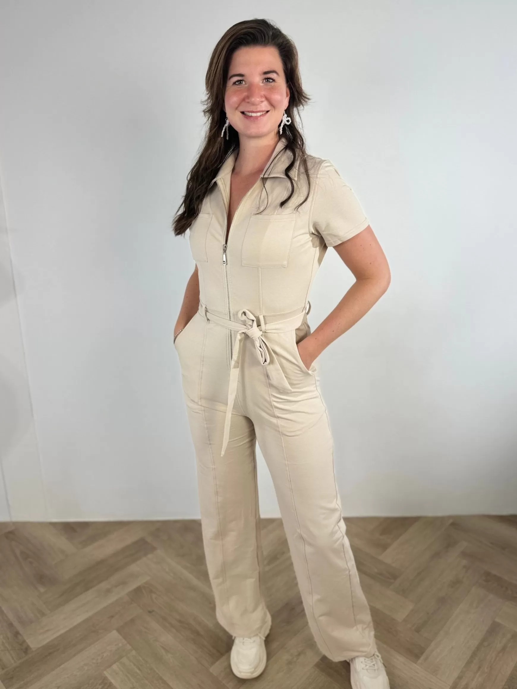 Trendz Jumpsuit Charlize Beige Sale
