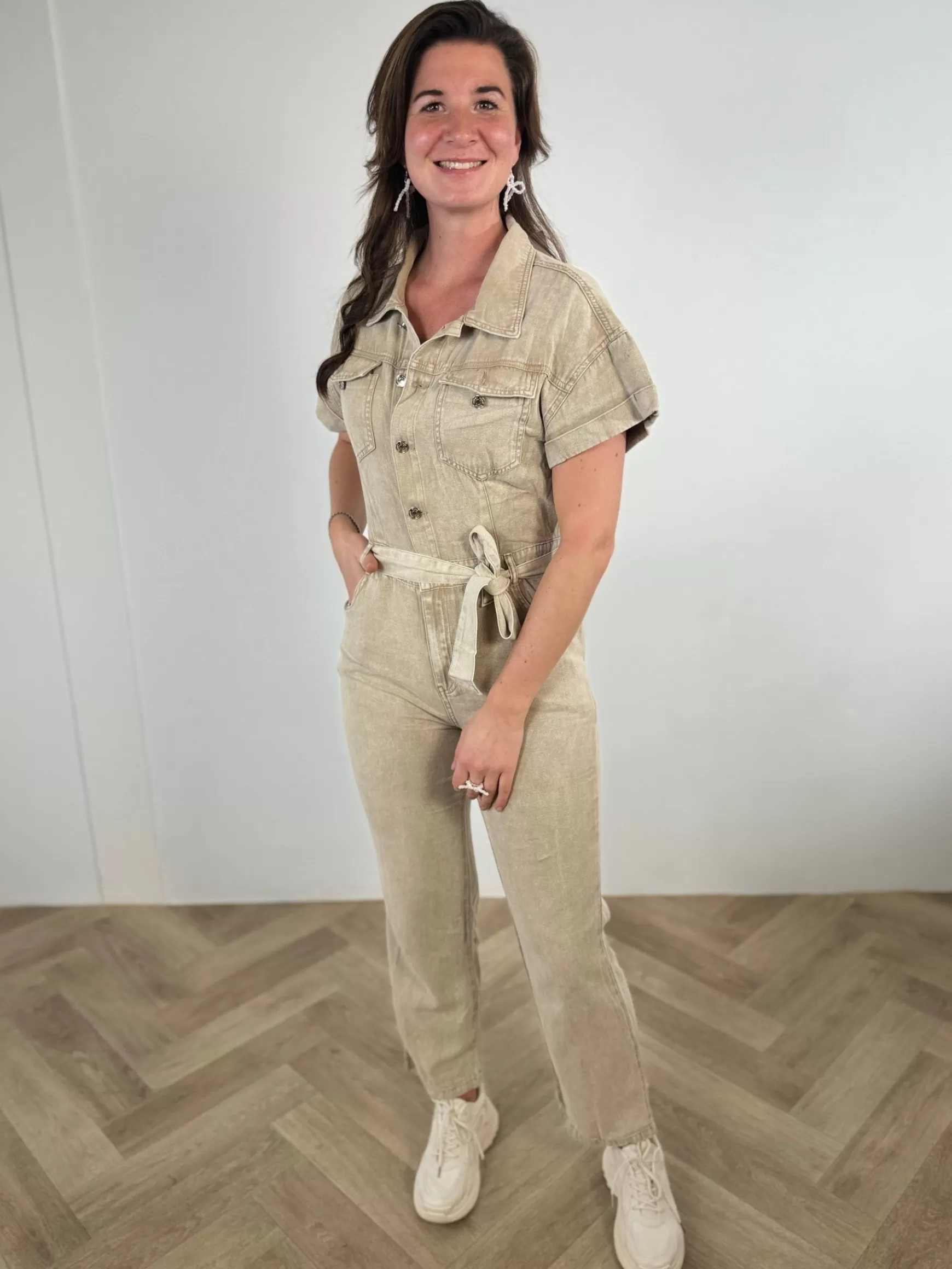 Trendz Jumpsuit Roxy Beige Store