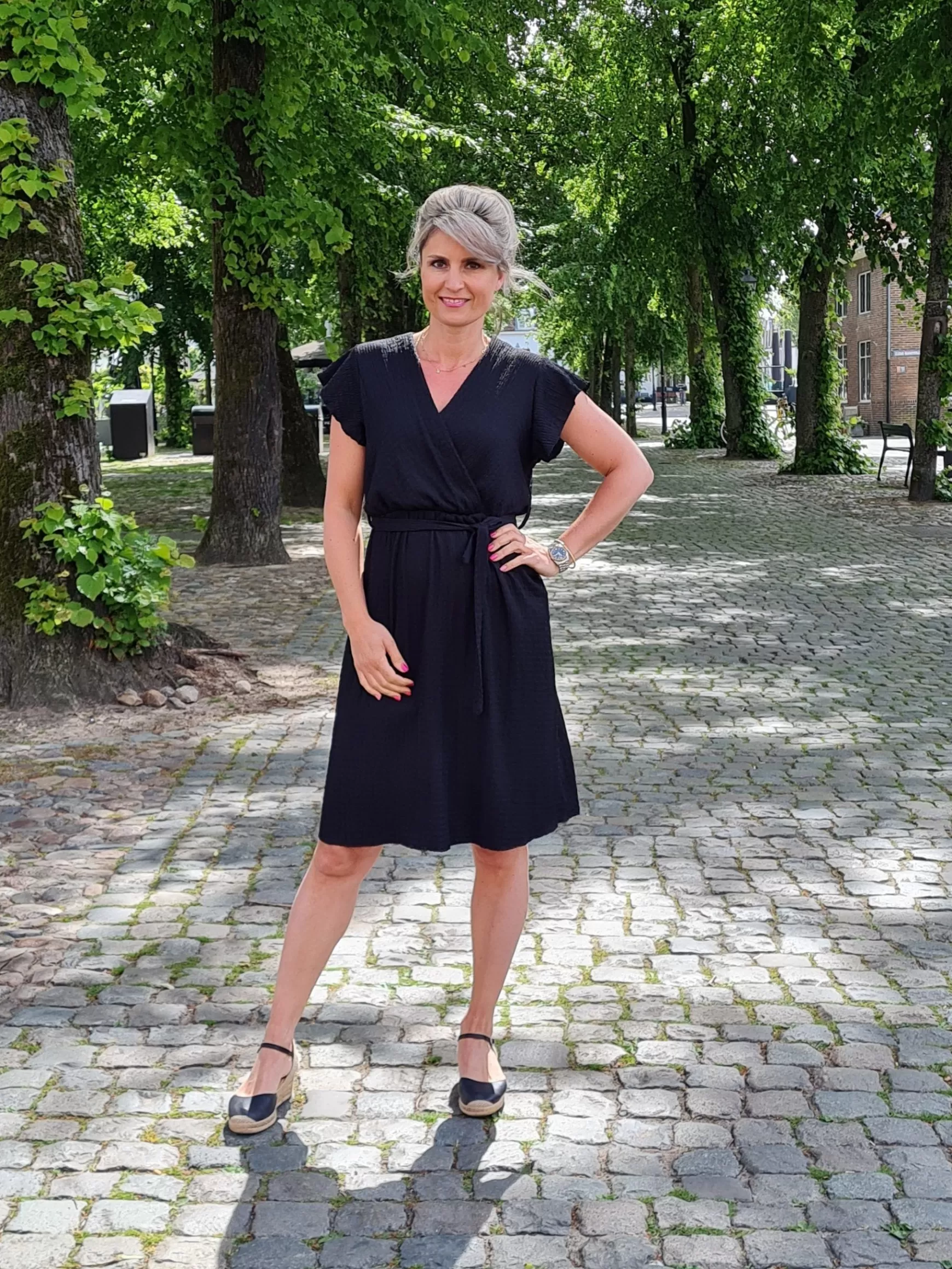Trendz Jurkje Annelot Zwart Discount