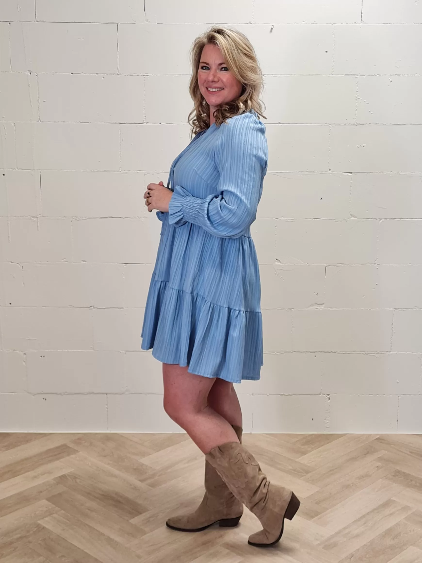 Trendz Jurkje Jaimy Blauw Discount