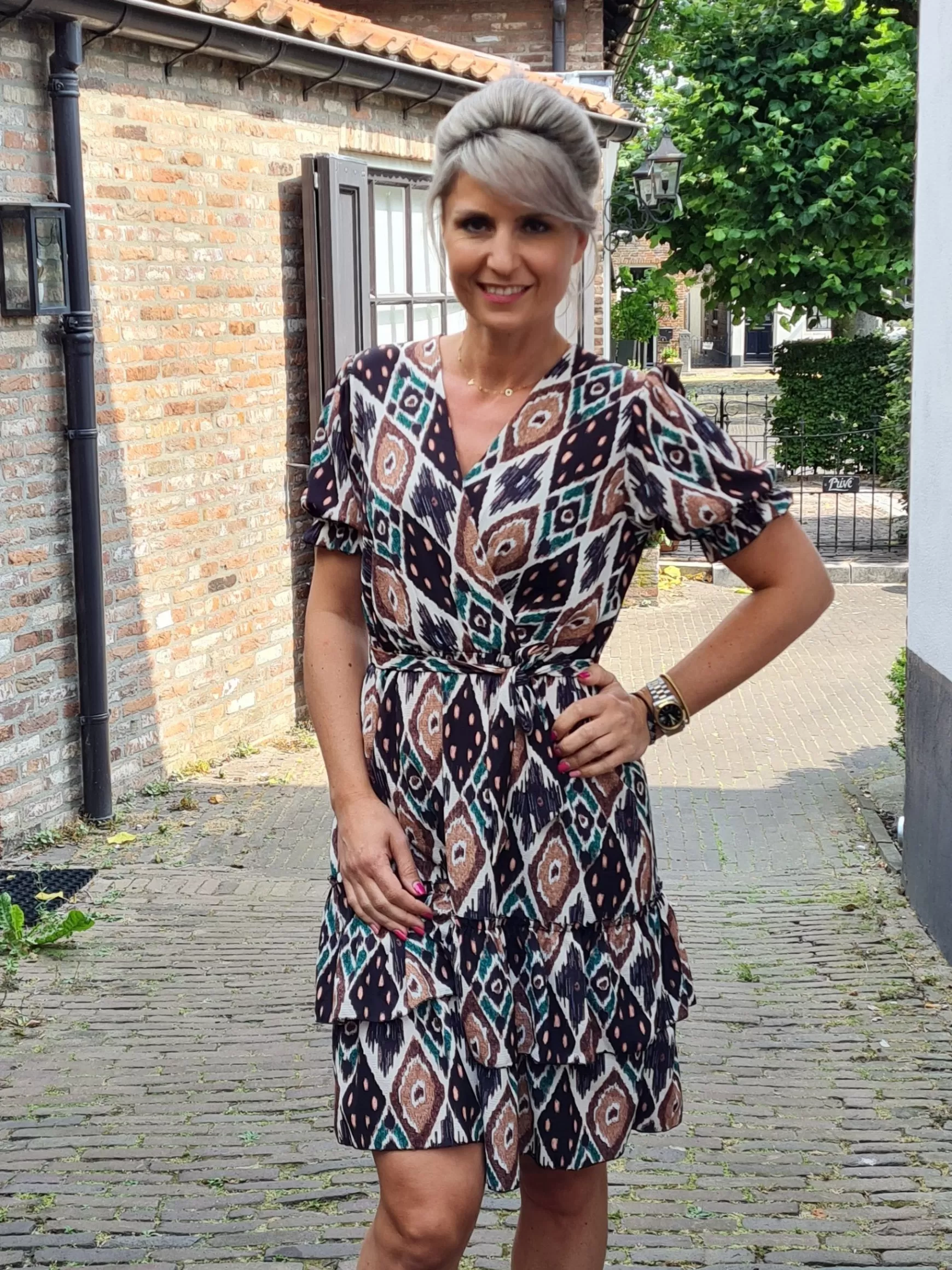 Trendz Jurkje Jane Zwart Hot