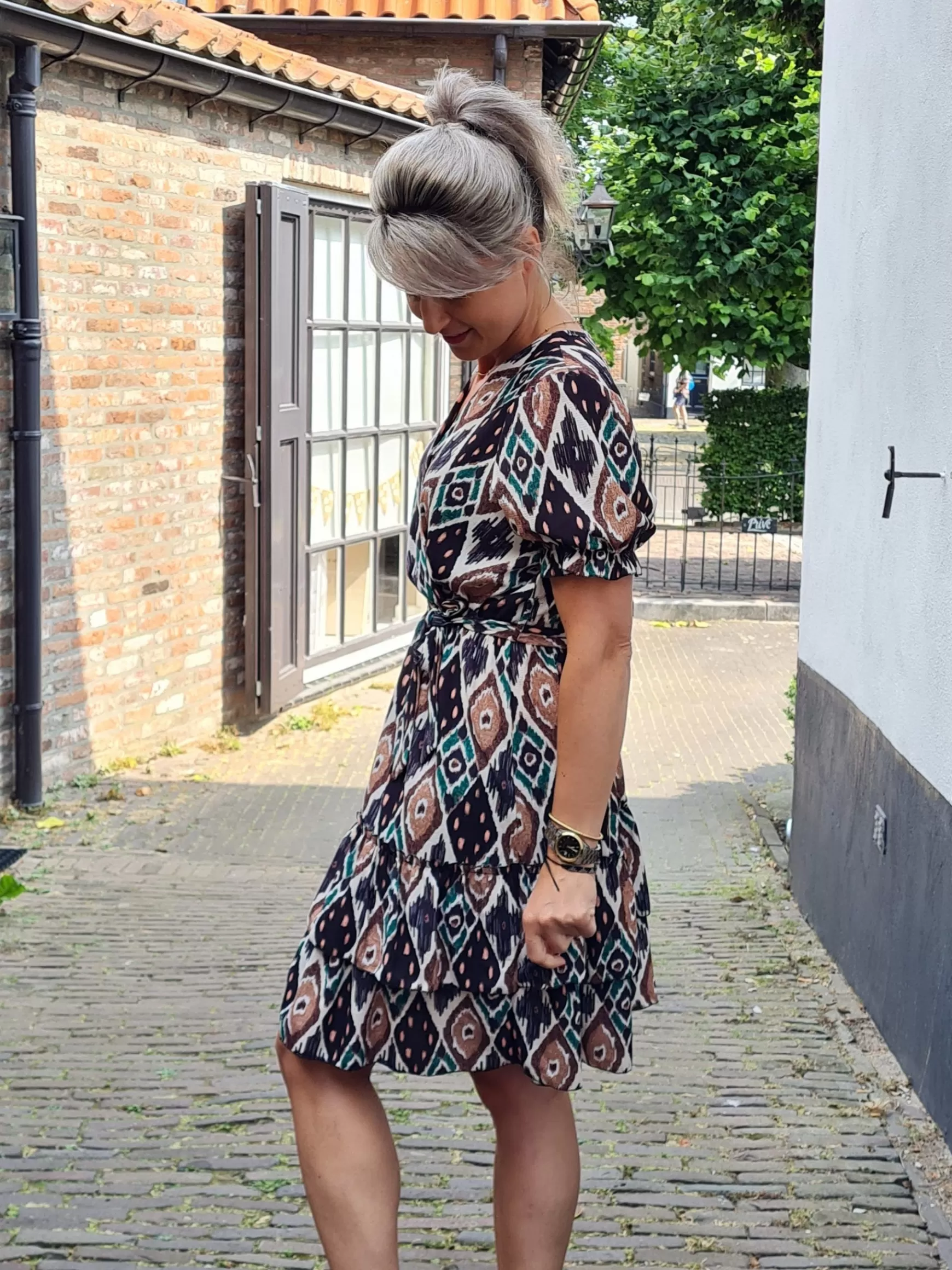 Trendz Jurkje Jane Zwart Hot