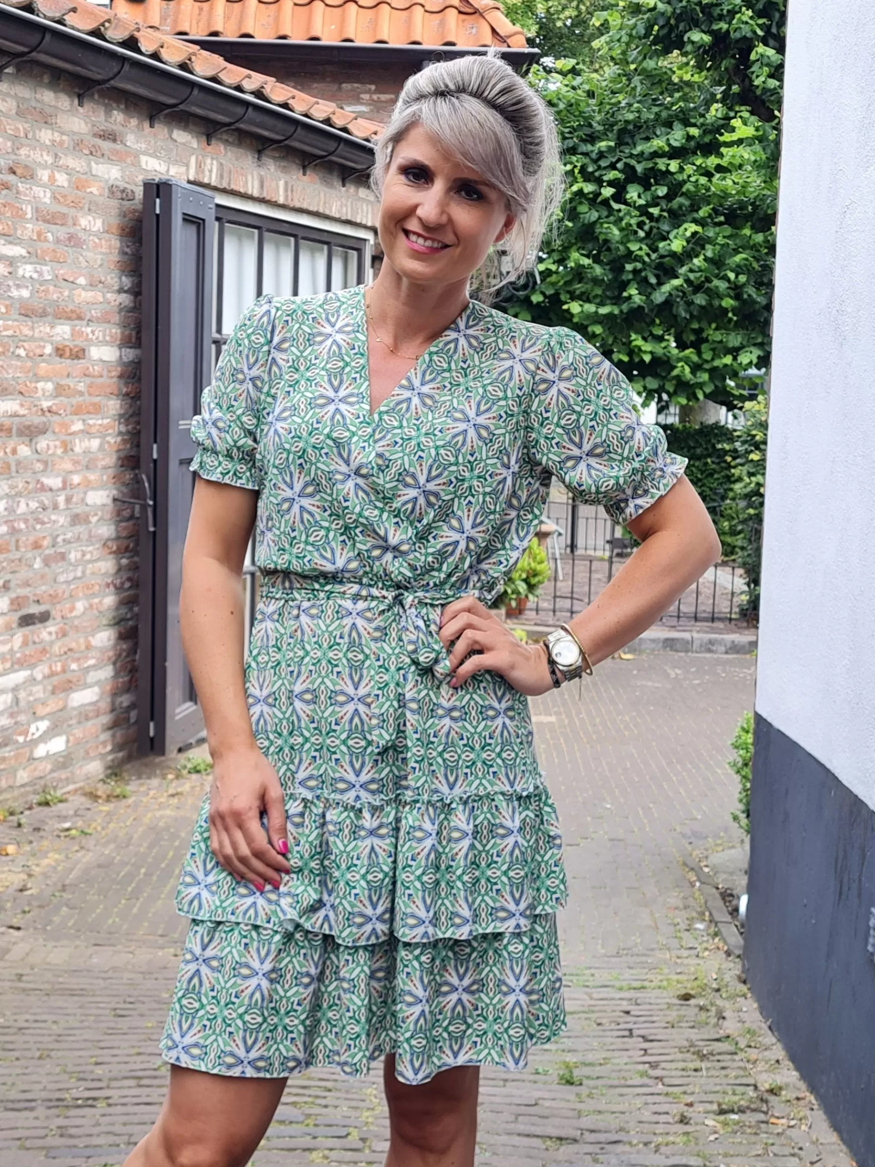 Trendz Jurkje Joelle Groen Fashion