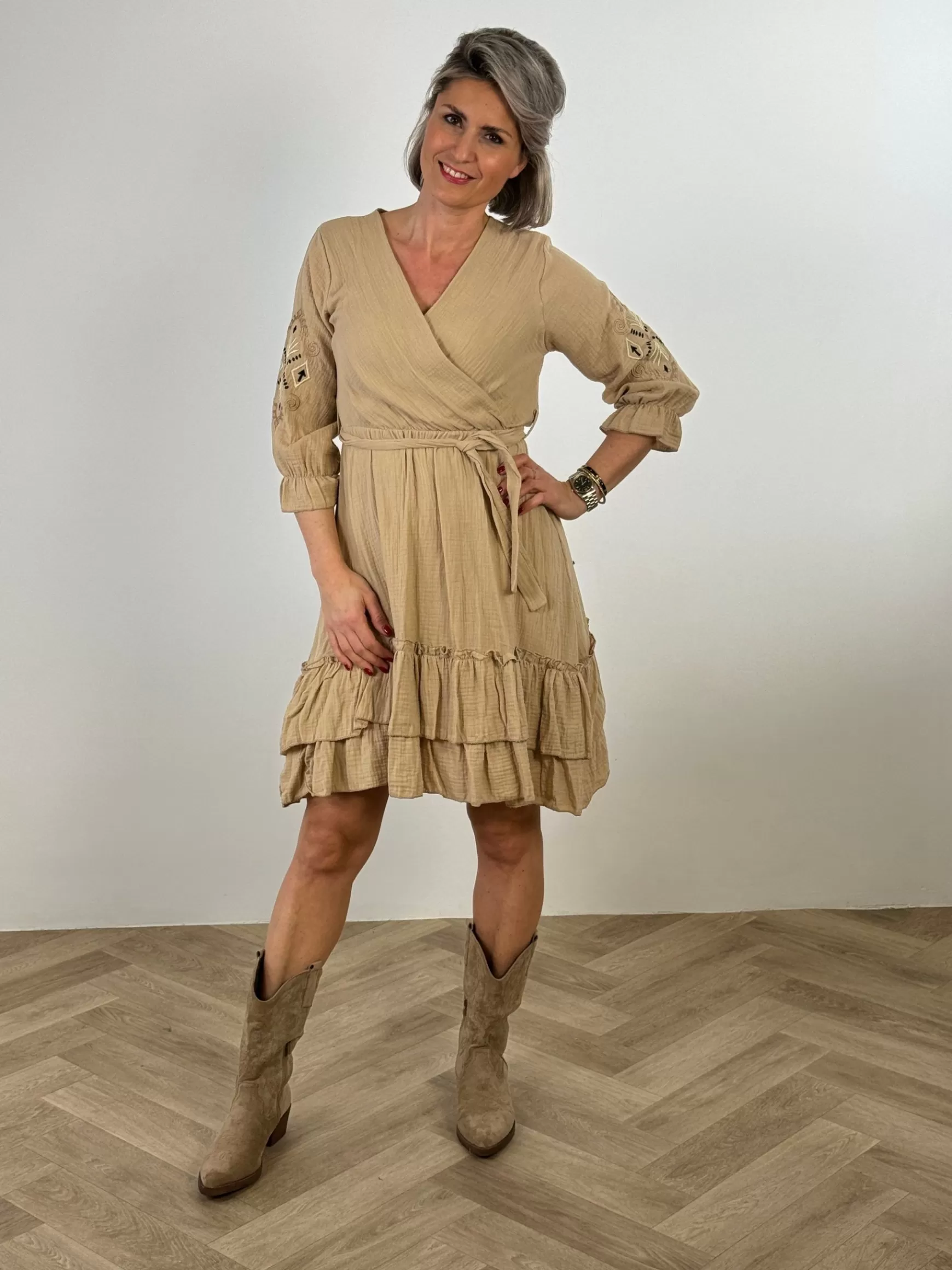 Trendz Jurkje Mariska Beige Online