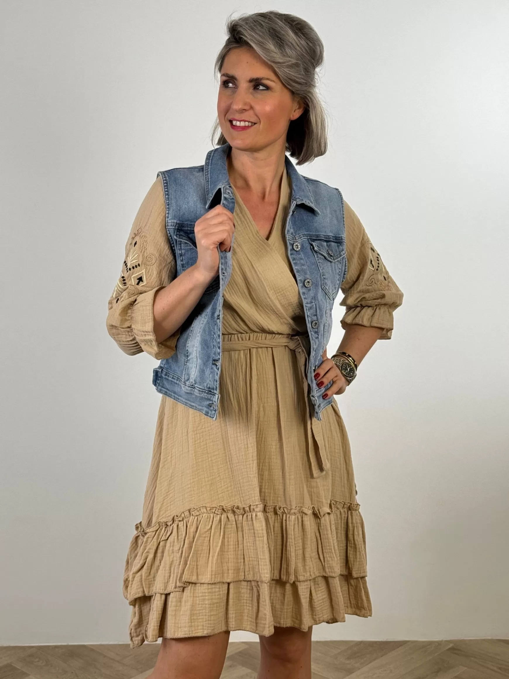 Trendz Jurkje Mariska Beige Online
