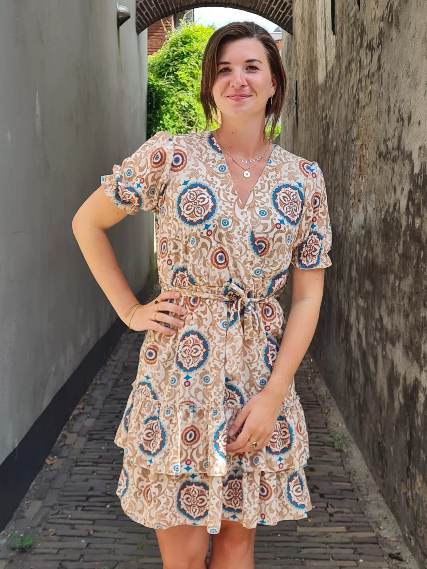 Trendz Jurkje Monique Beige Cheap