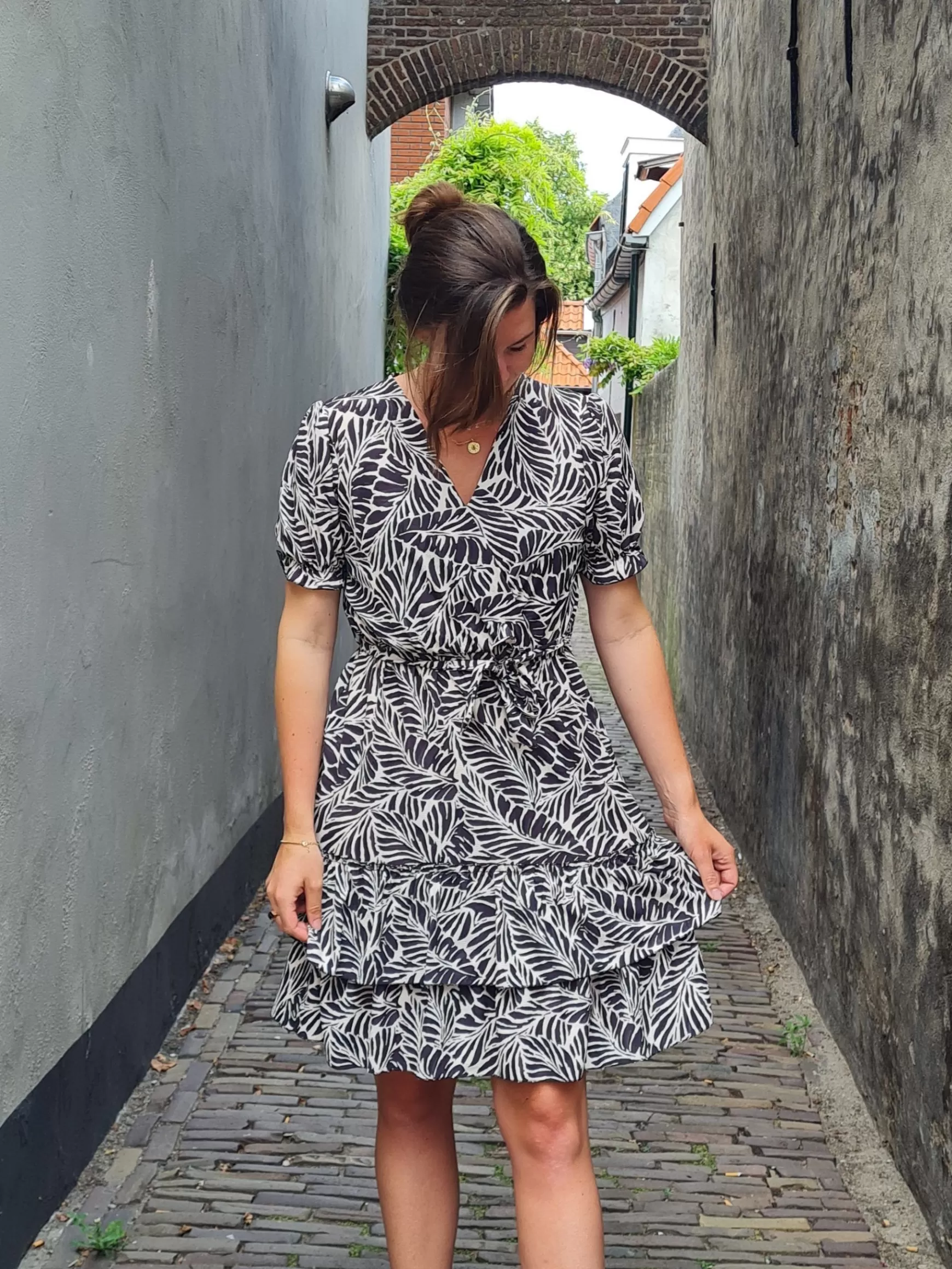 Trendz Jurkje Sharon Zwart Cheap