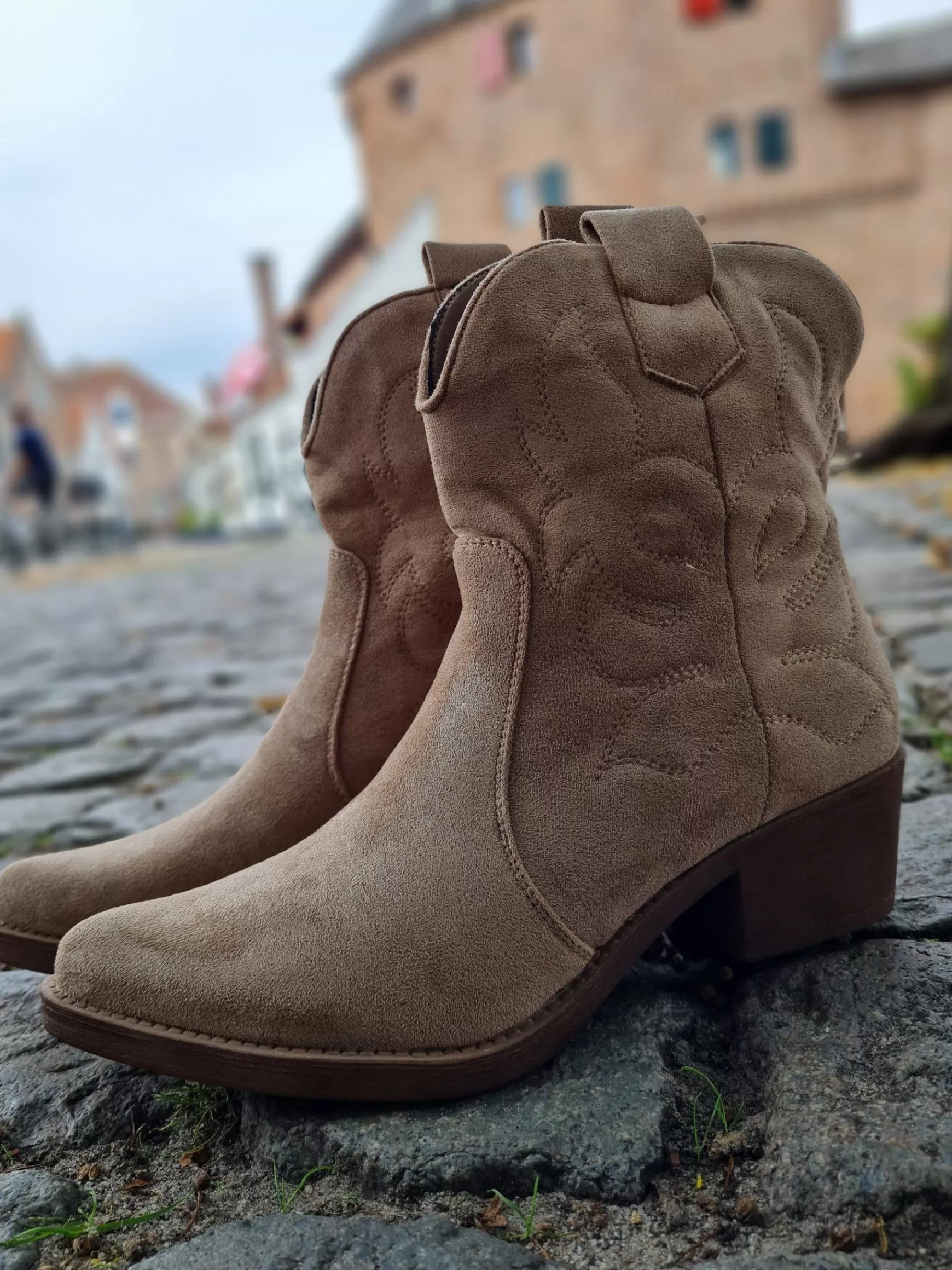 Trendz Laarsje Daisy Khaki Suede Online