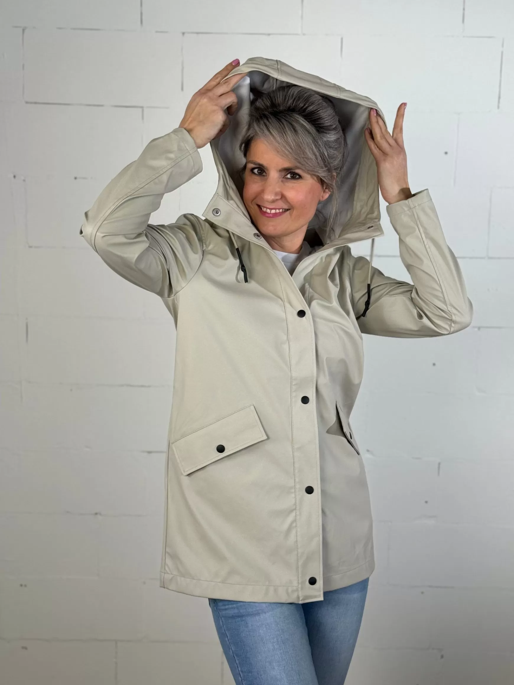 Trendz Raincoat Elisa Beige Flash Sale