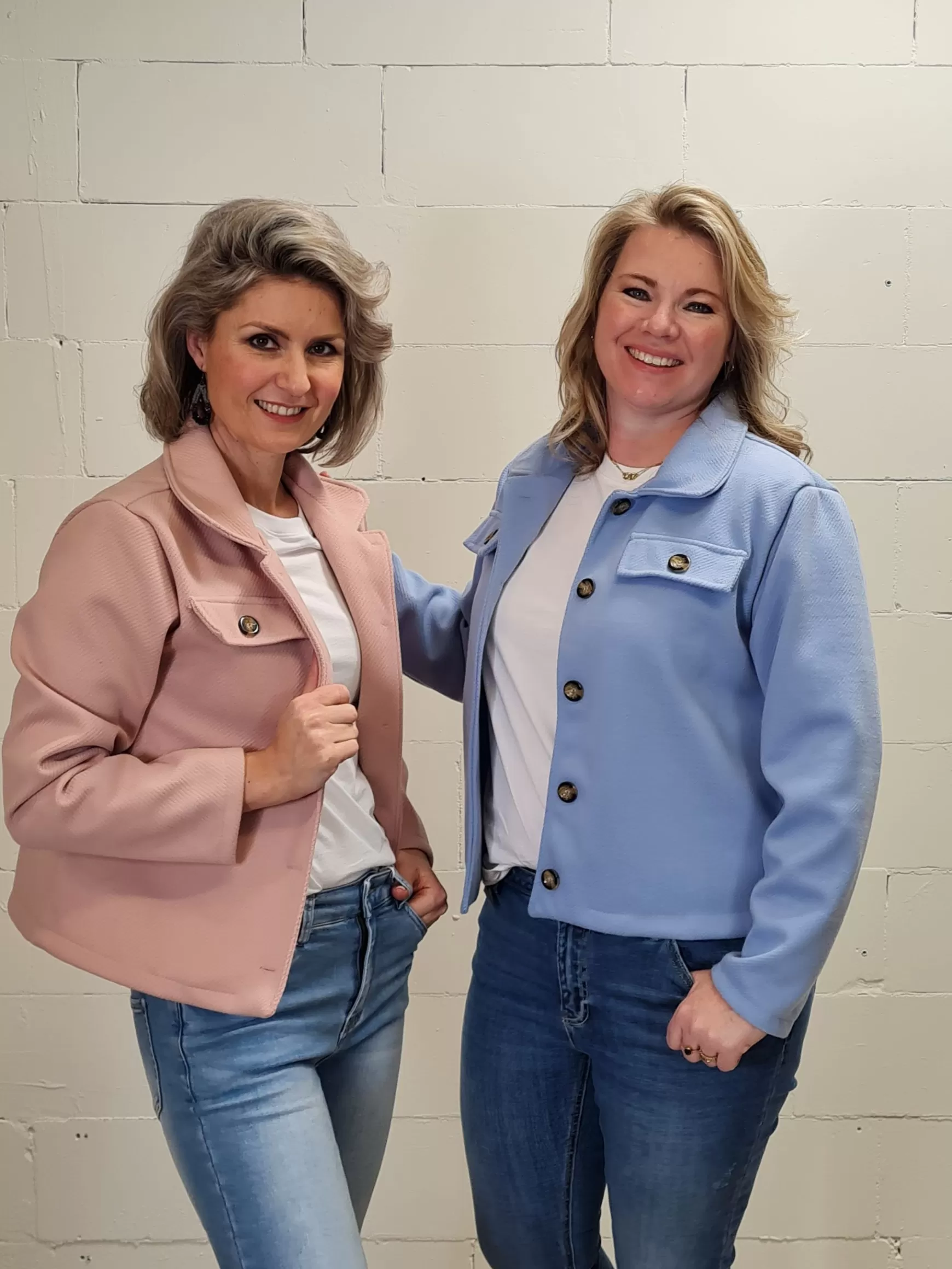 Trendz Shacket Kort Sky Blue Store