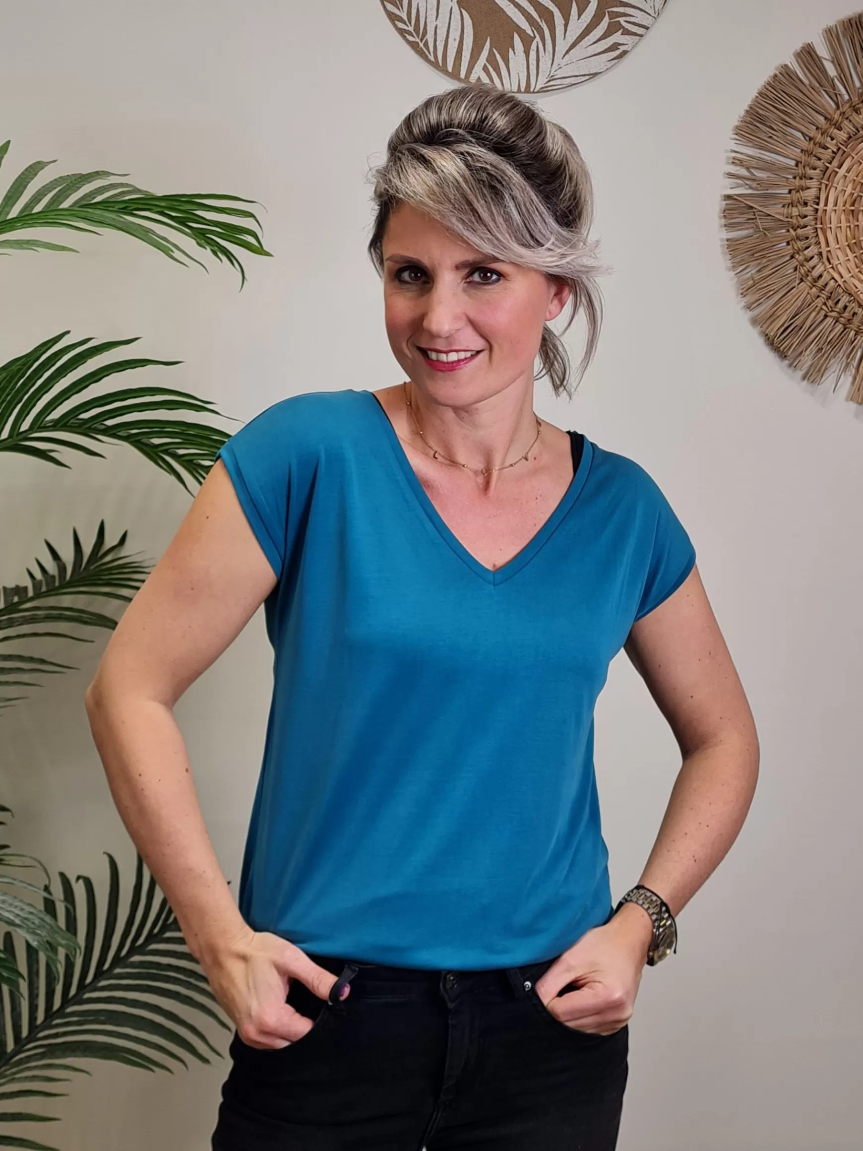Trendz Shirtje Bente Deep Lagoon Best