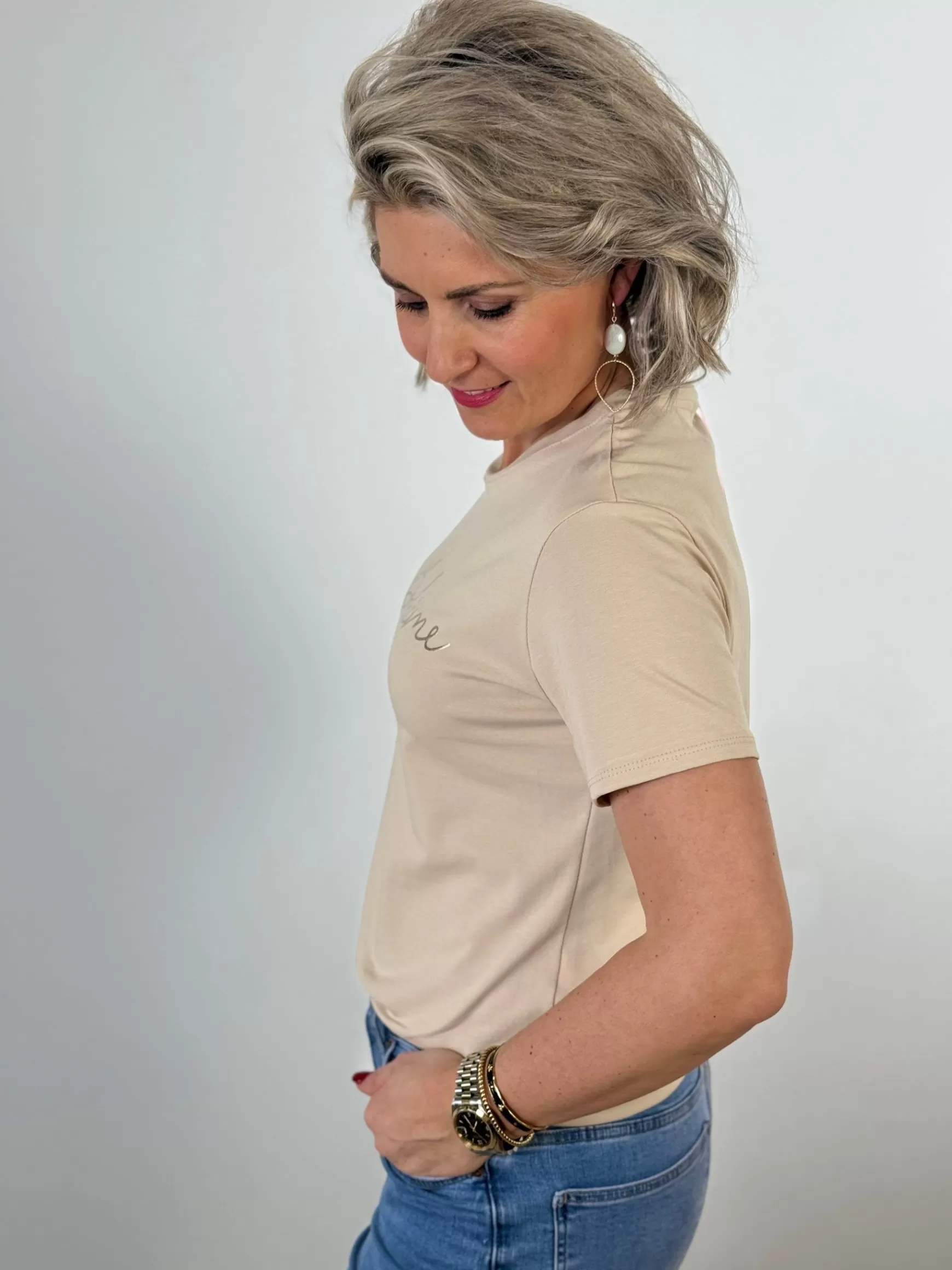 Trendz Shirtje Boheme Beige Clearance
