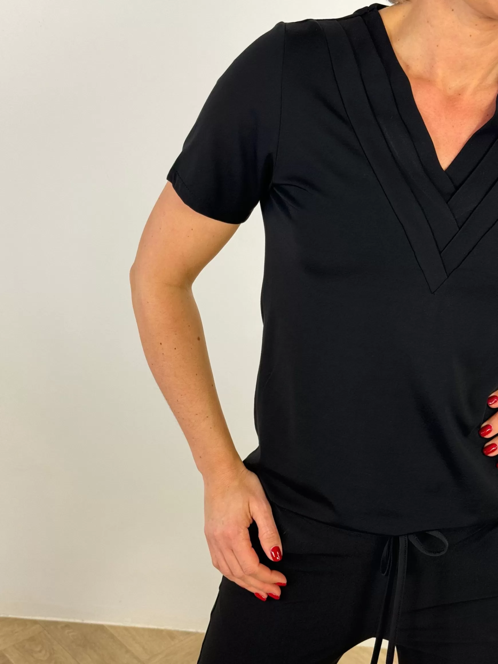 Trendz Shirtje Caroline Zwart Flash Sale