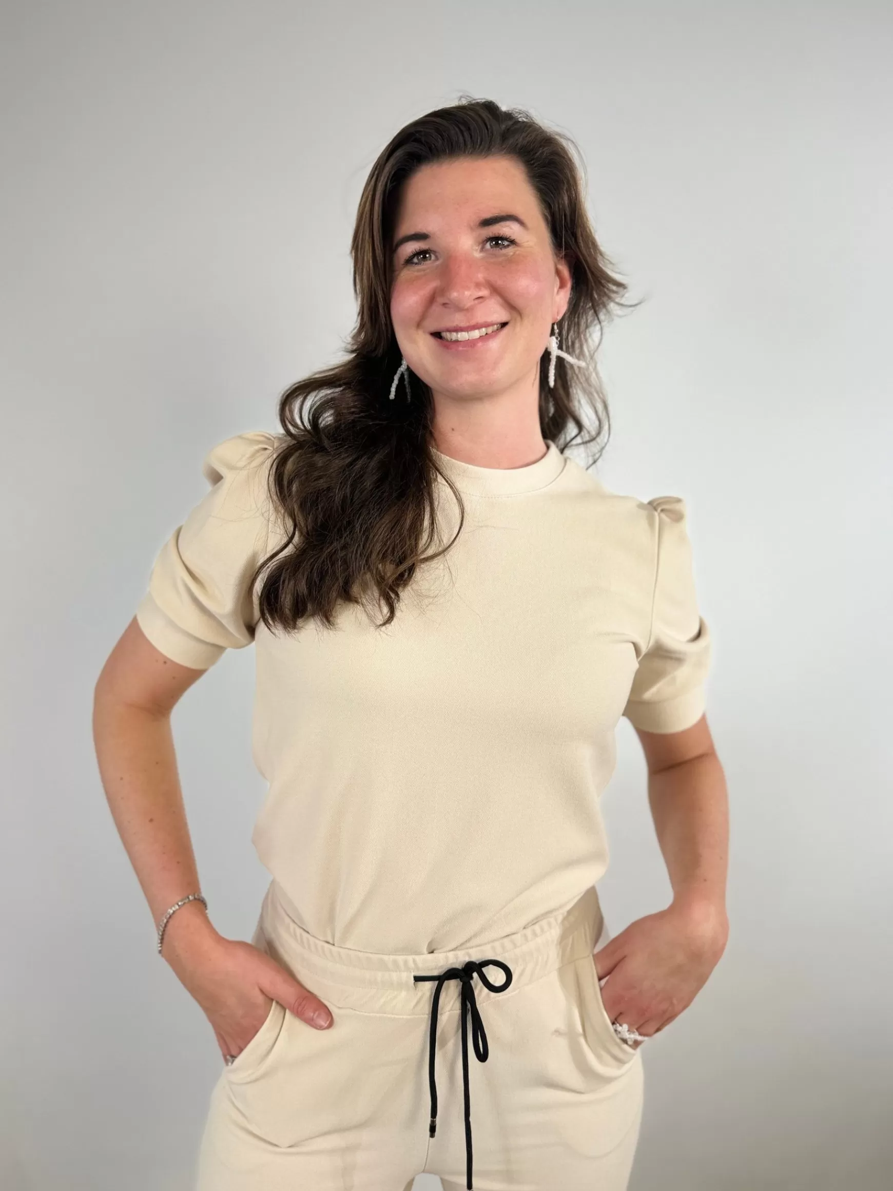 Trendz Shirtje Davina Beige Best