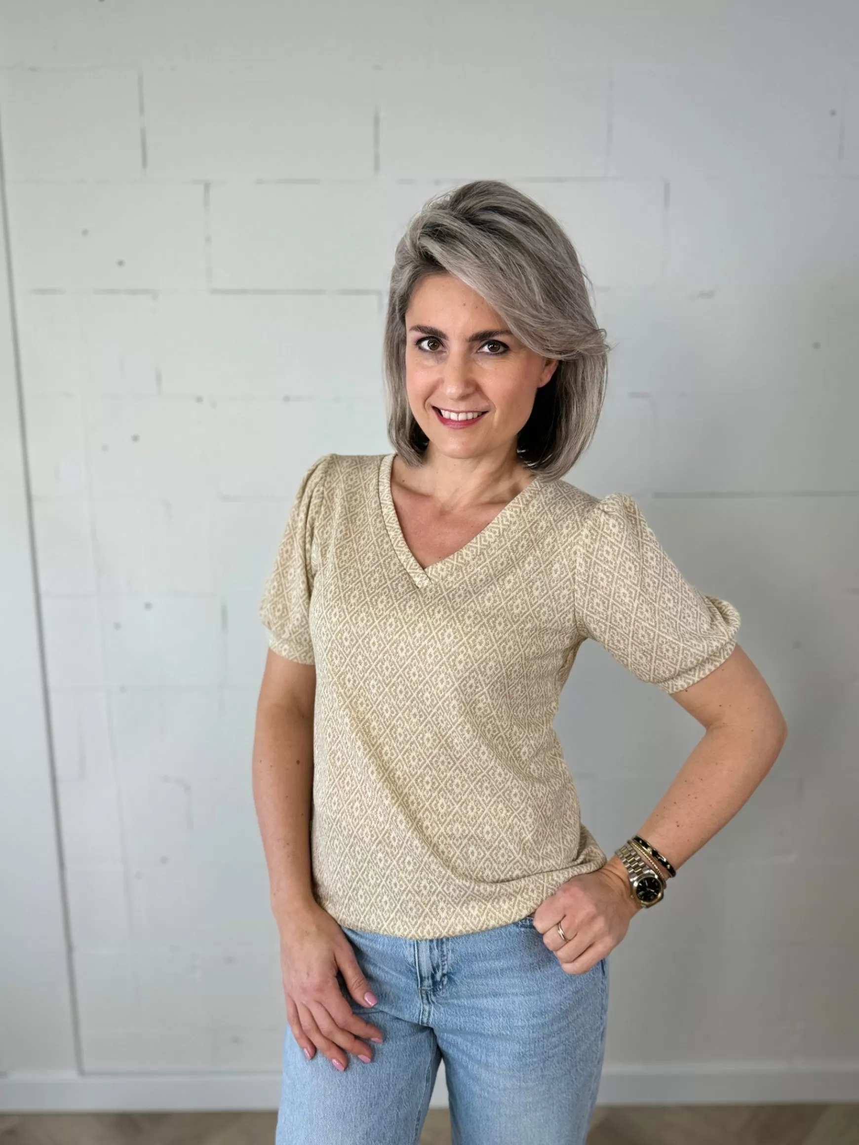 Trendz Shirtje Juun Beige Hot