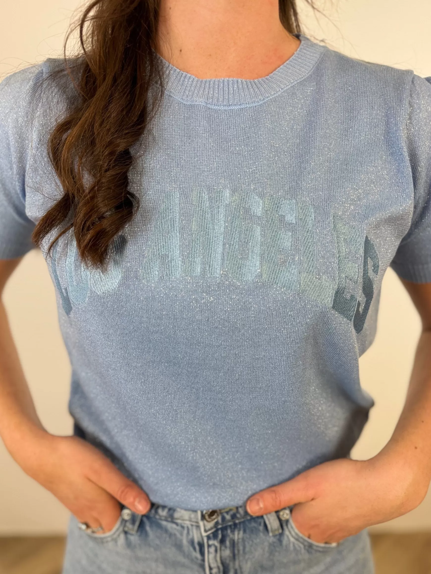Trendz Shirtje La Blauw Fashion