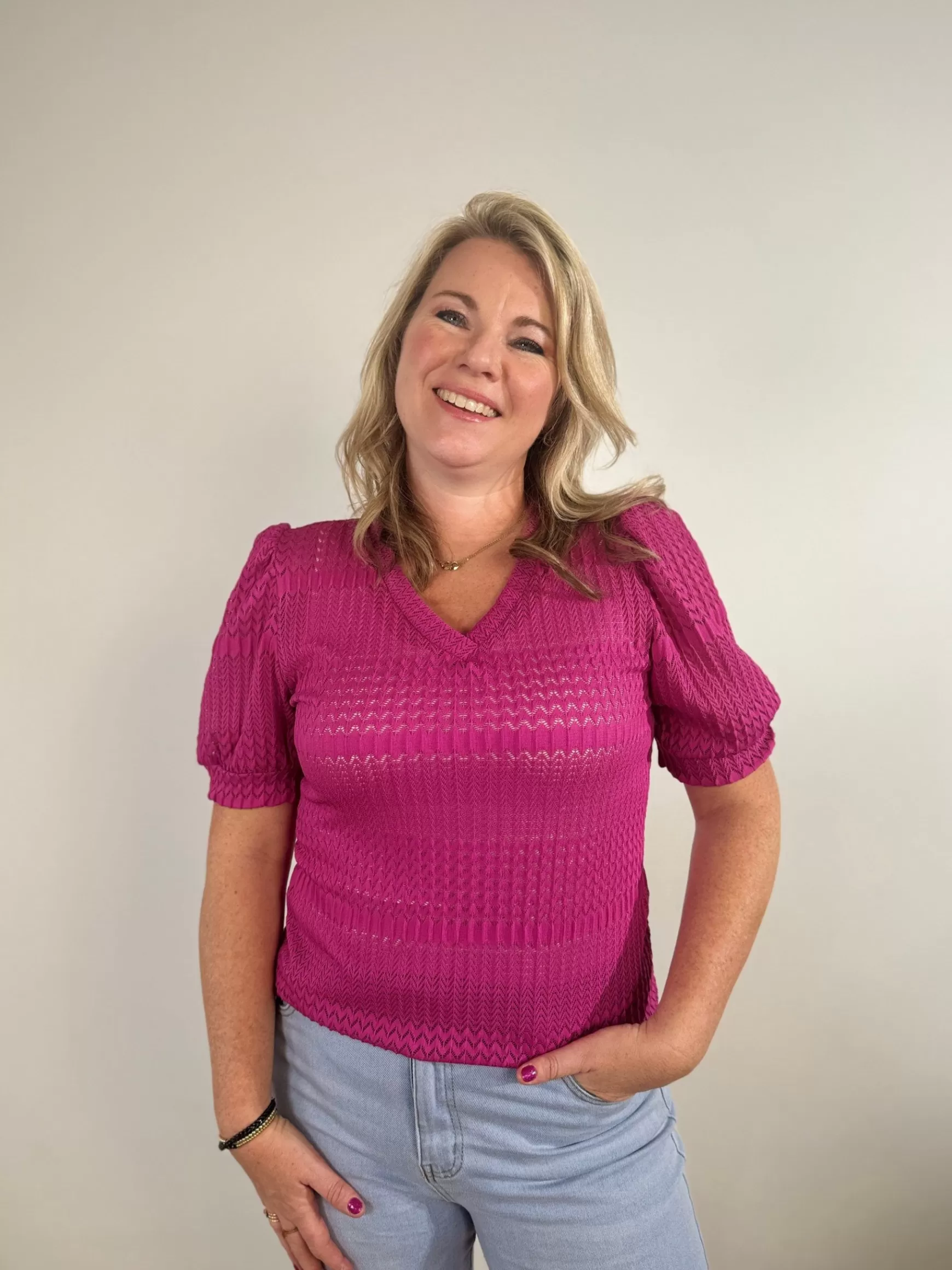 Trendz Shirtje Milly Magenta Online