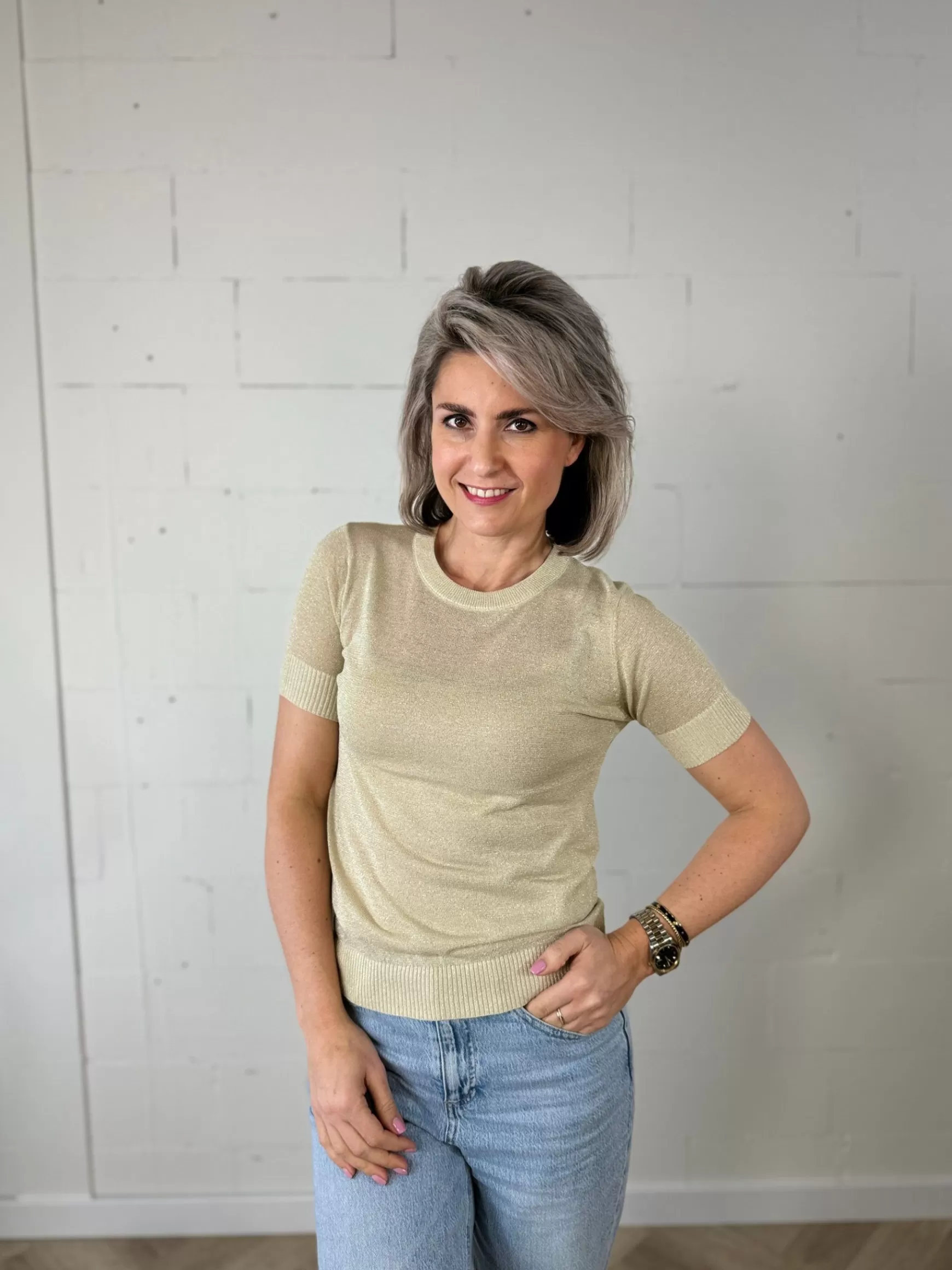 Trendz Shirtje Nine Beige Store