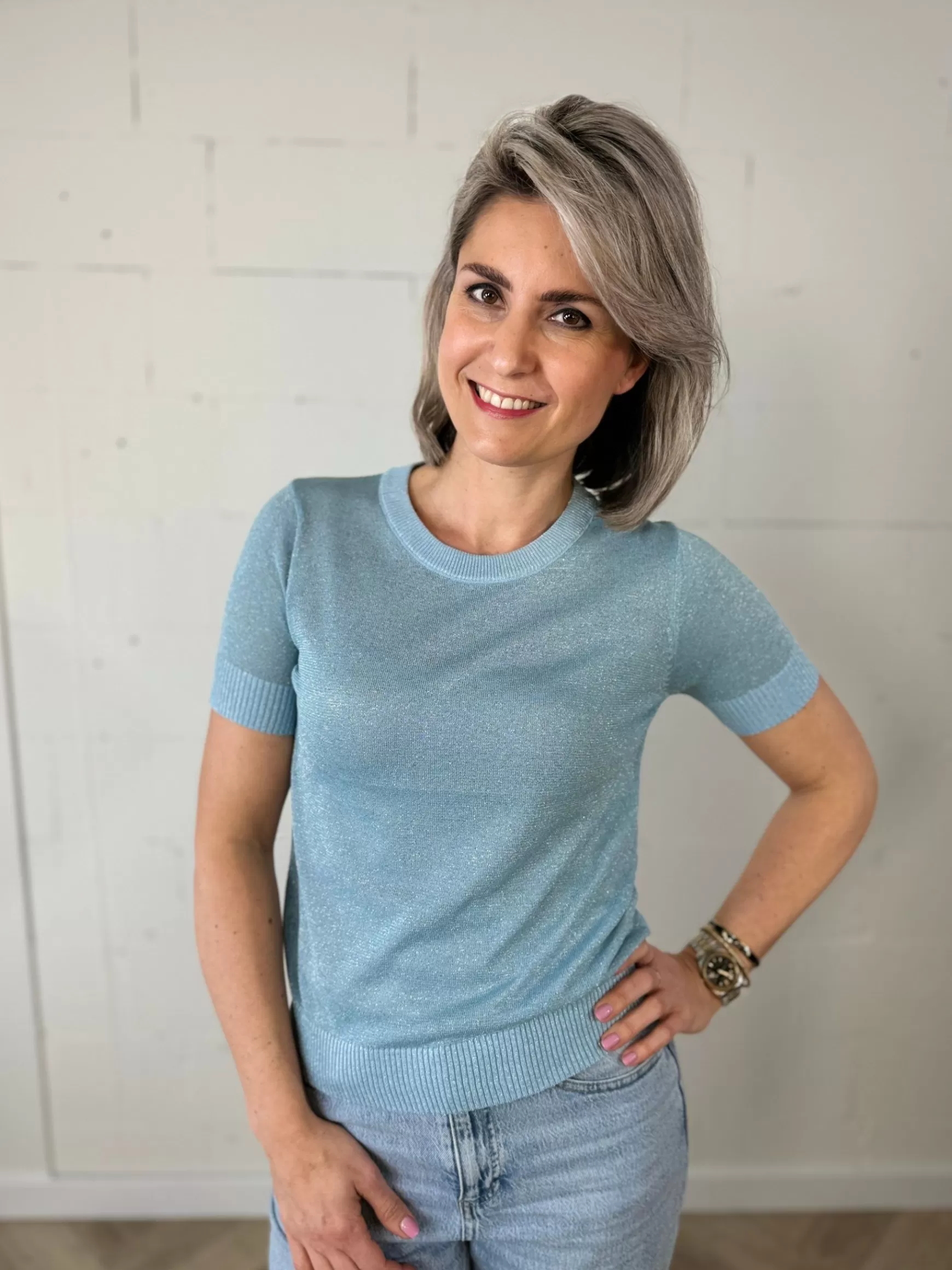 Trendz Shirtje Nine Blauw Hot