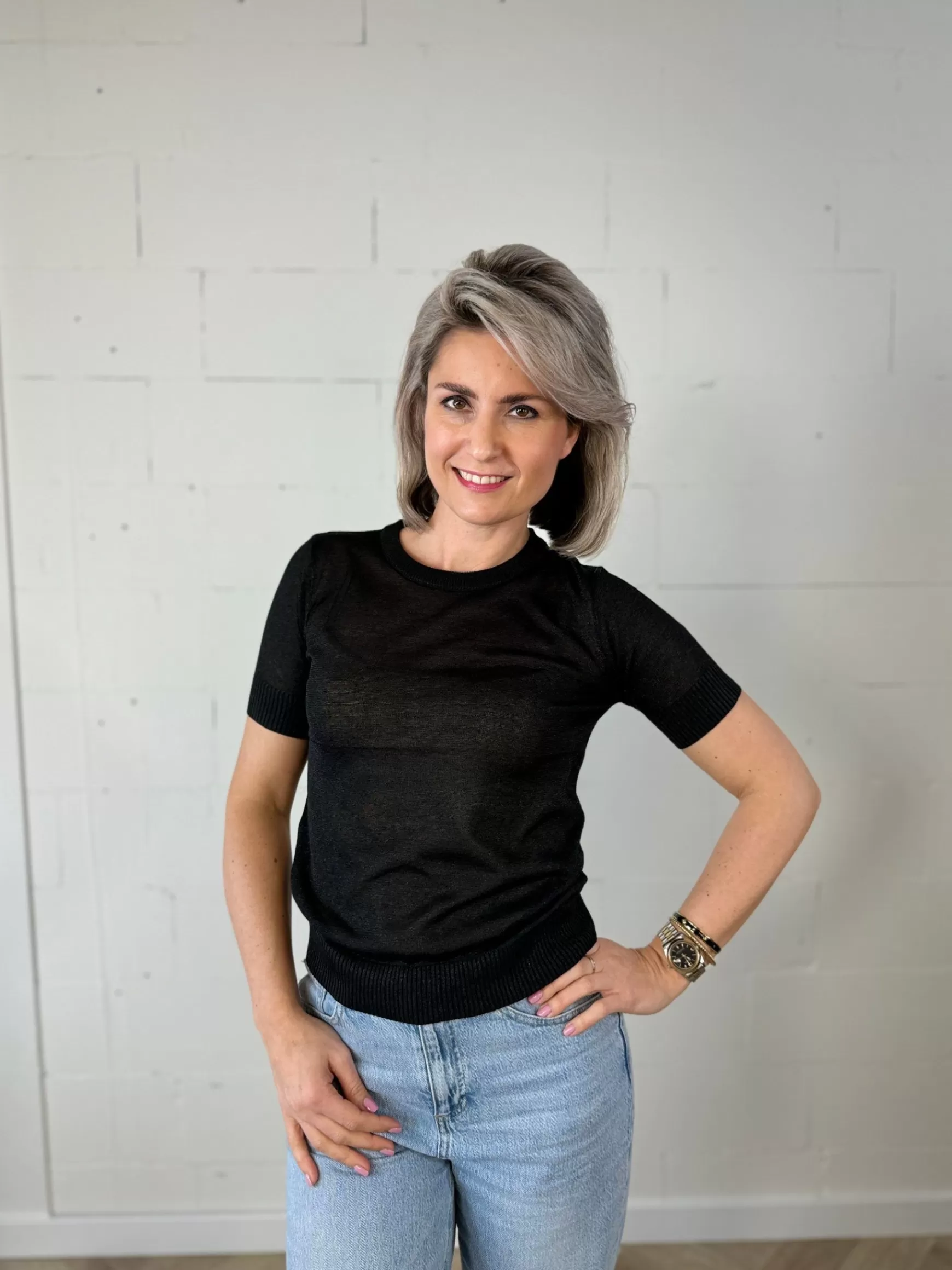 Trendz Shirtje Nine Zwart Best