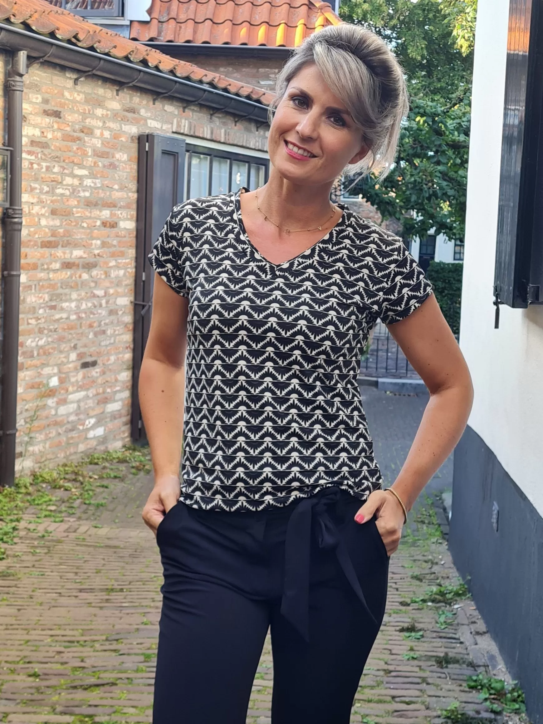 Trendz Shirtje Senna Zwart (Travelstof) Best