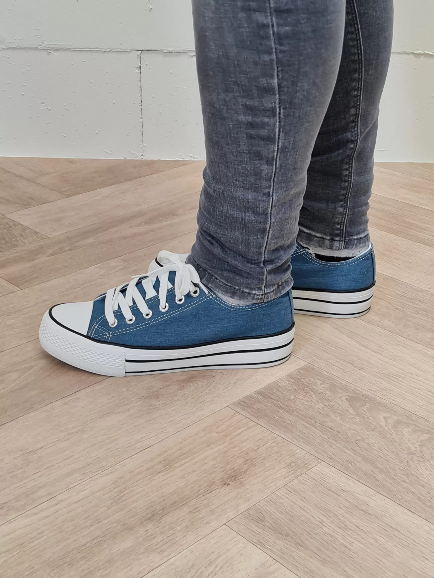 Trendz Sneaker Jelia Denim Blue Cheap