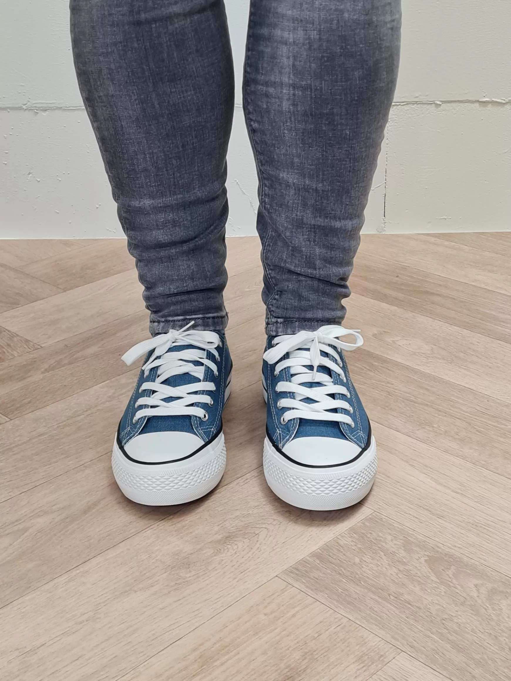 Trendz Sneaker Jelia Denim Blue Cheap